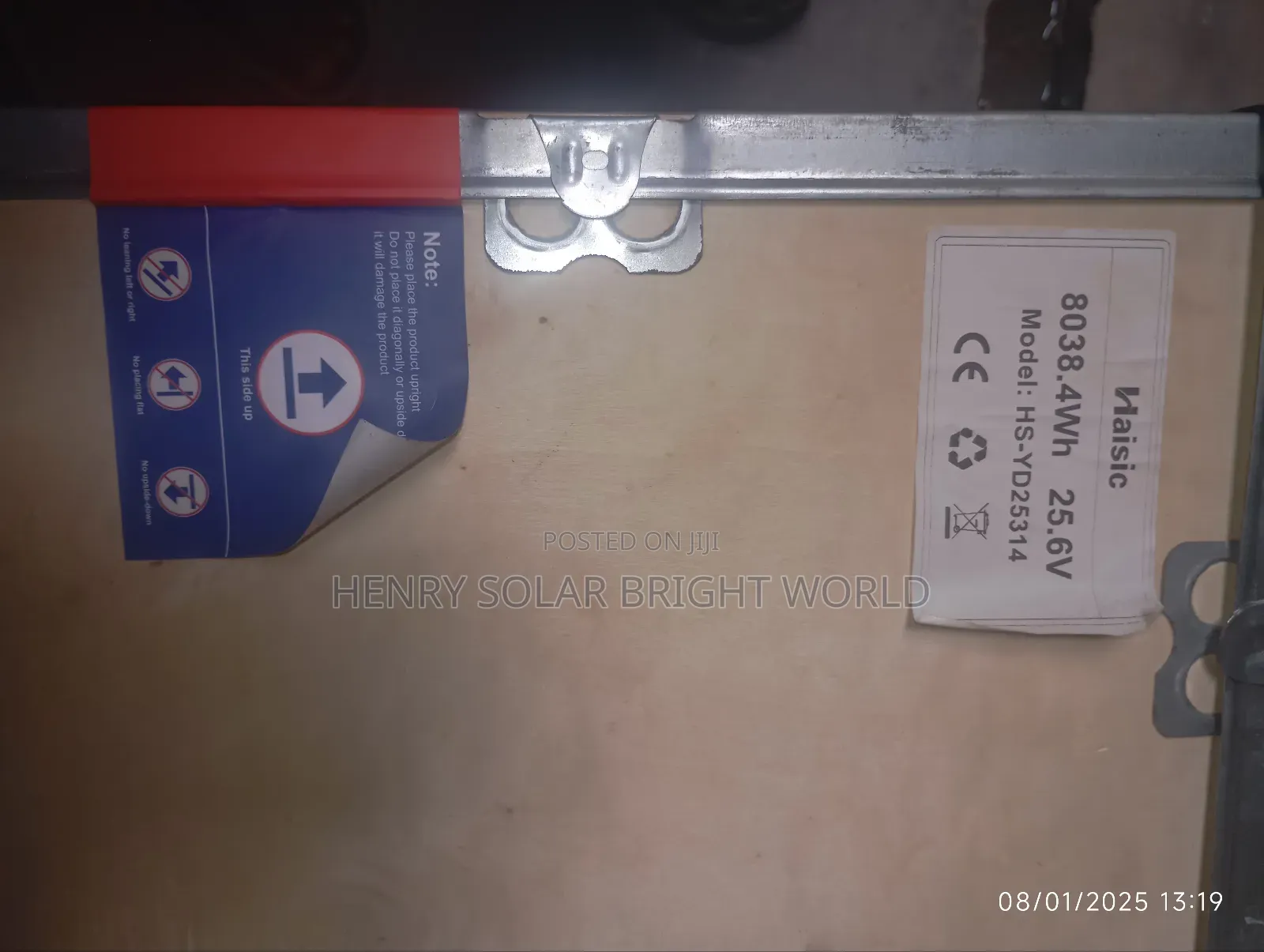 Haisic 8kwh 25.6v Lithium Battery(White Color)