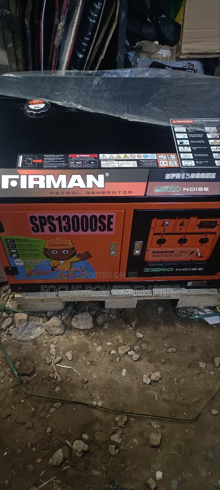 Original 8.0kva Firman Petrol Gen Zero Noisy 💯 Copper Coil