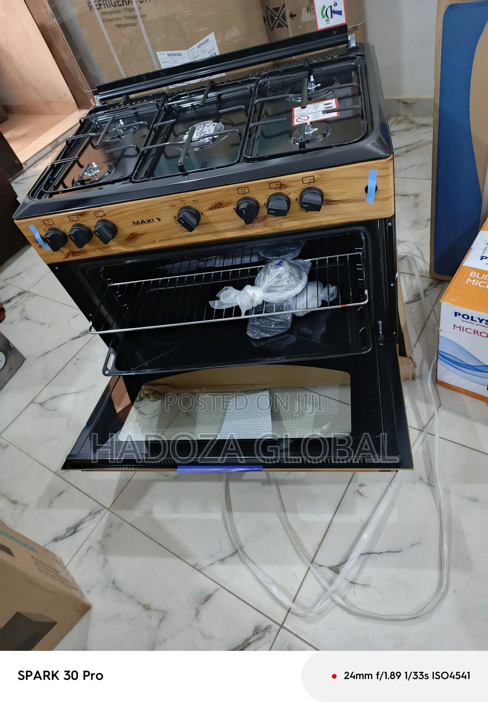 All – 5 Burner Gas Cooker And Oven Station