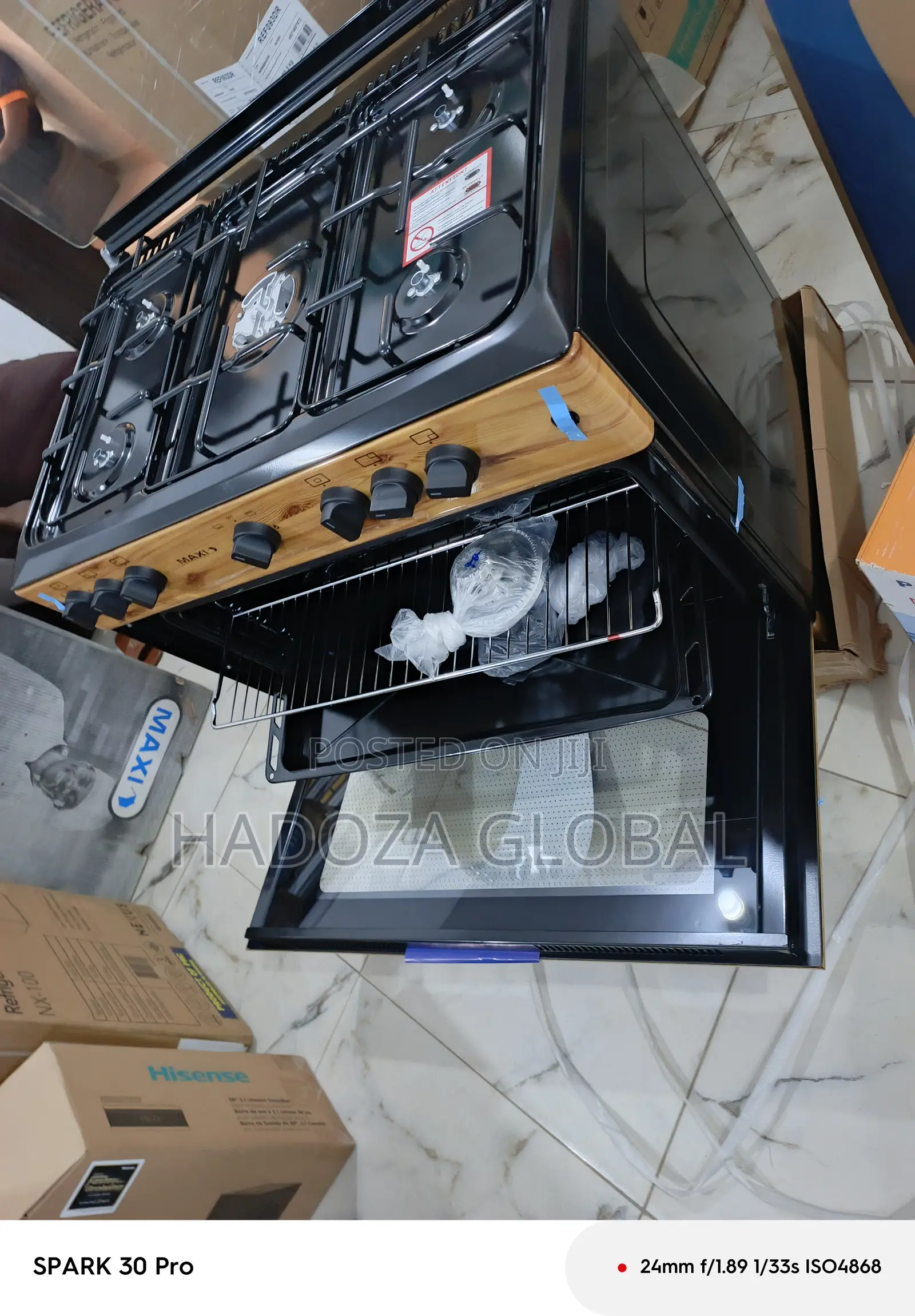 All – 5 Burner Gas Cooker And Oven Station