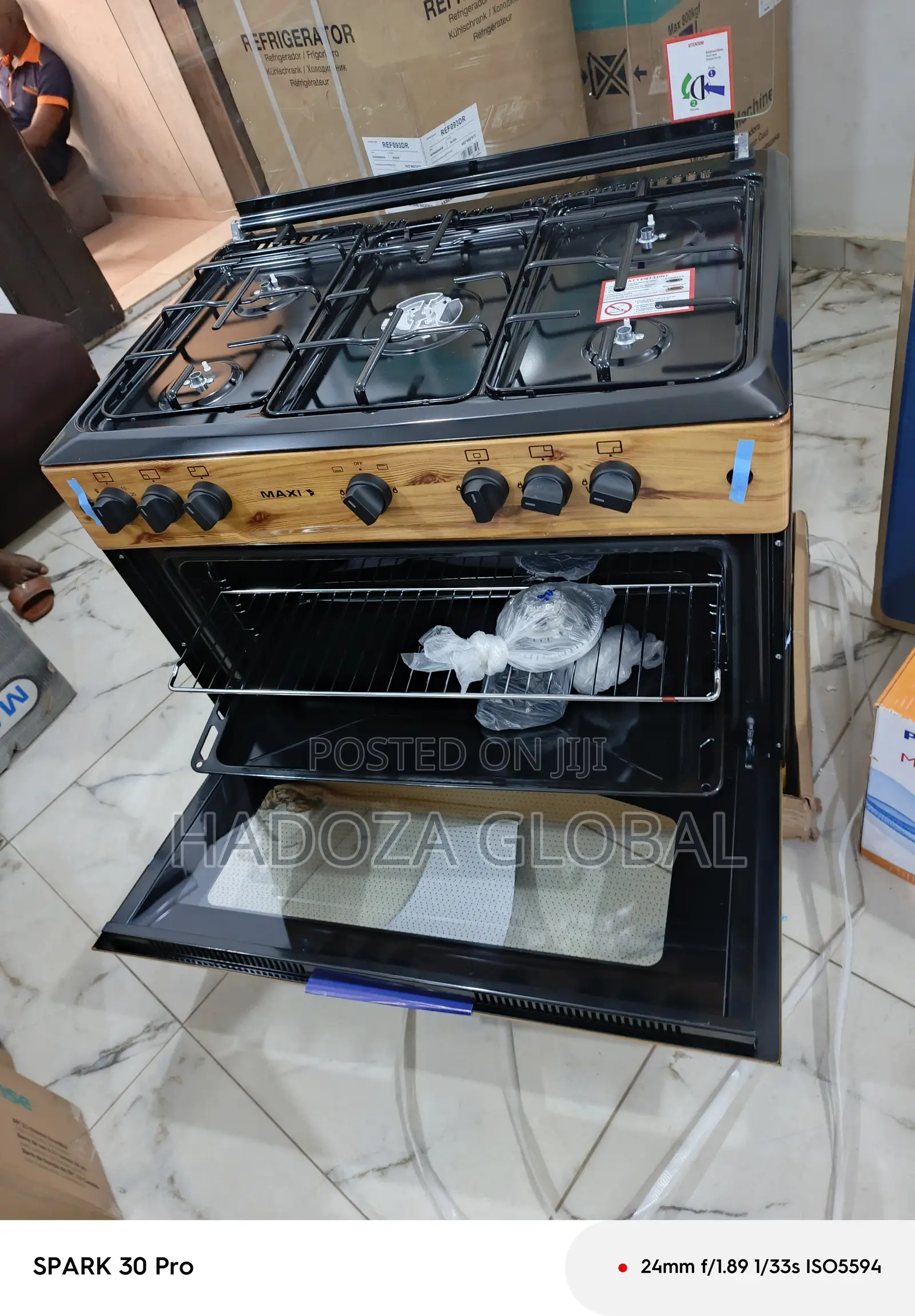 All – 5 Burner Gas Cooker And Oven Station