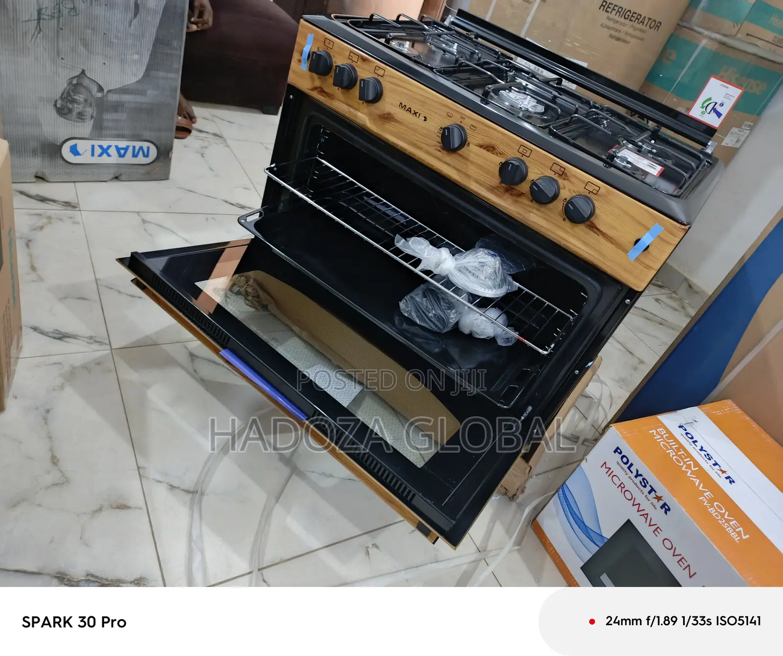 All – 5 Burner Gas Cooker And Oven Station