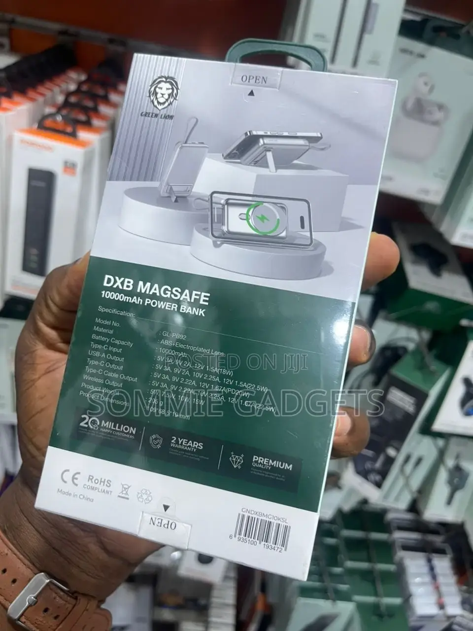 Green Lion DXB Magsafe 10000mah Powerbank