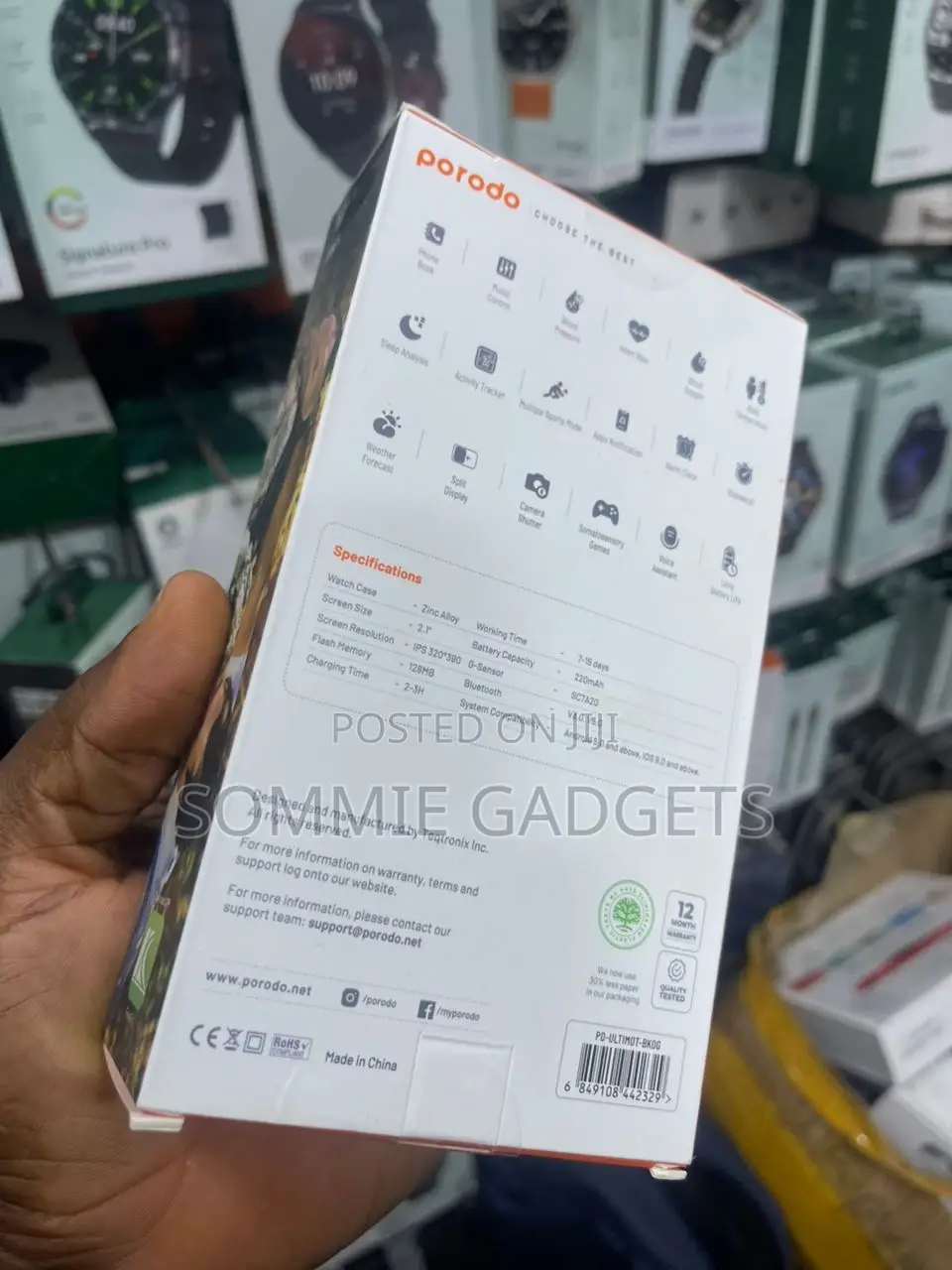 Porodo Ultimo Titan Smart Watch