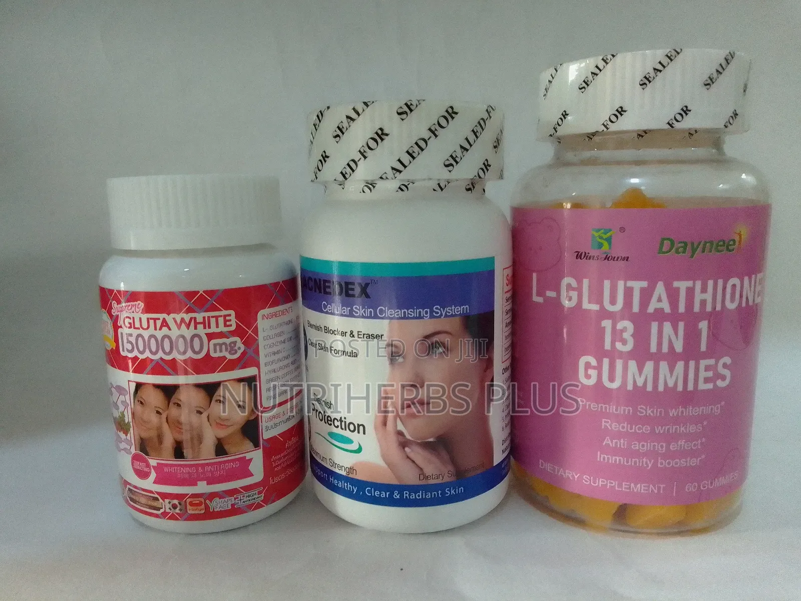 Gluta White+Acnedex+L-Glutathione Gummies: For Radiant Skin