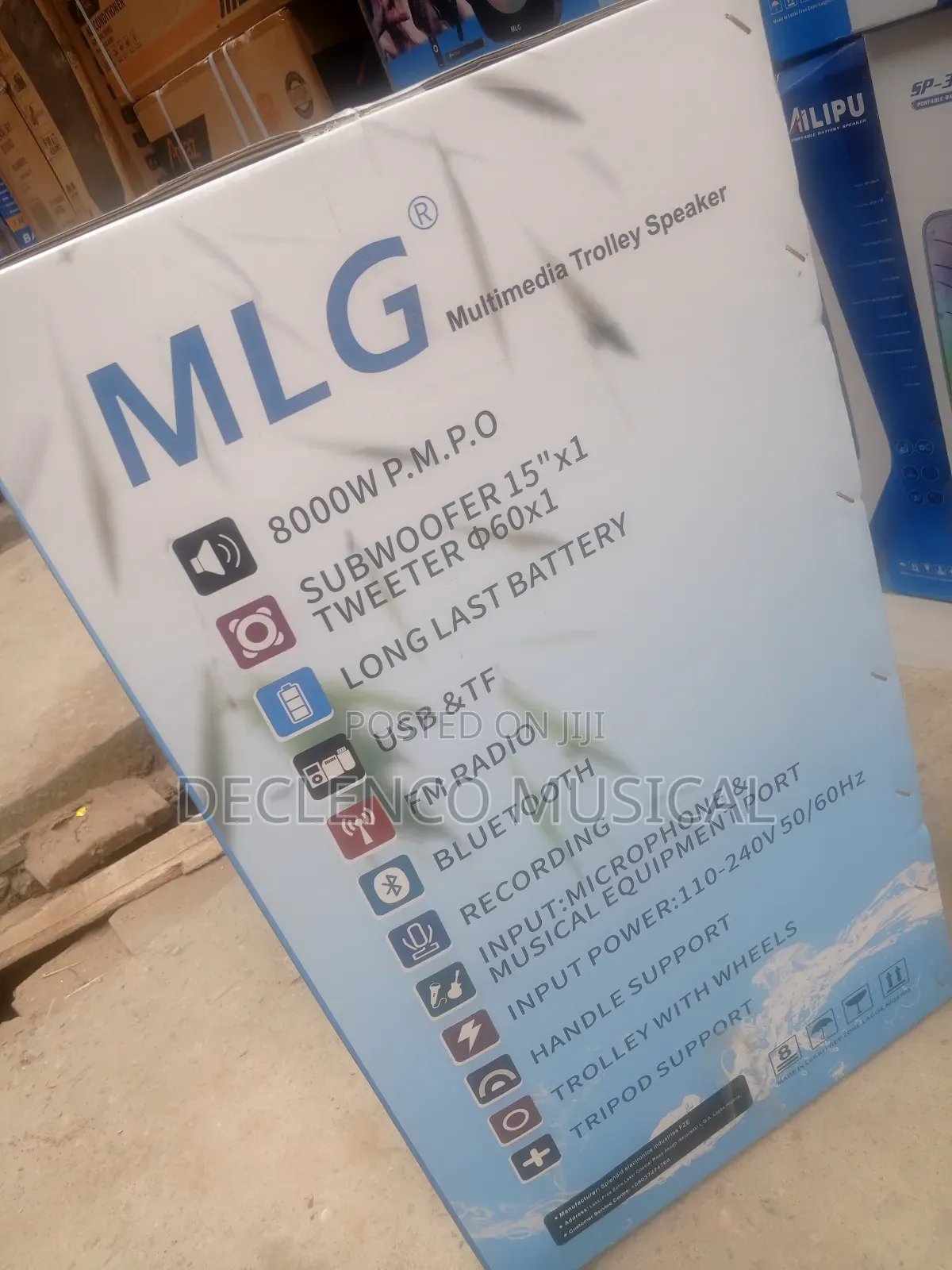 MLG 15"Inche Powerful Japan Technology Public Address System