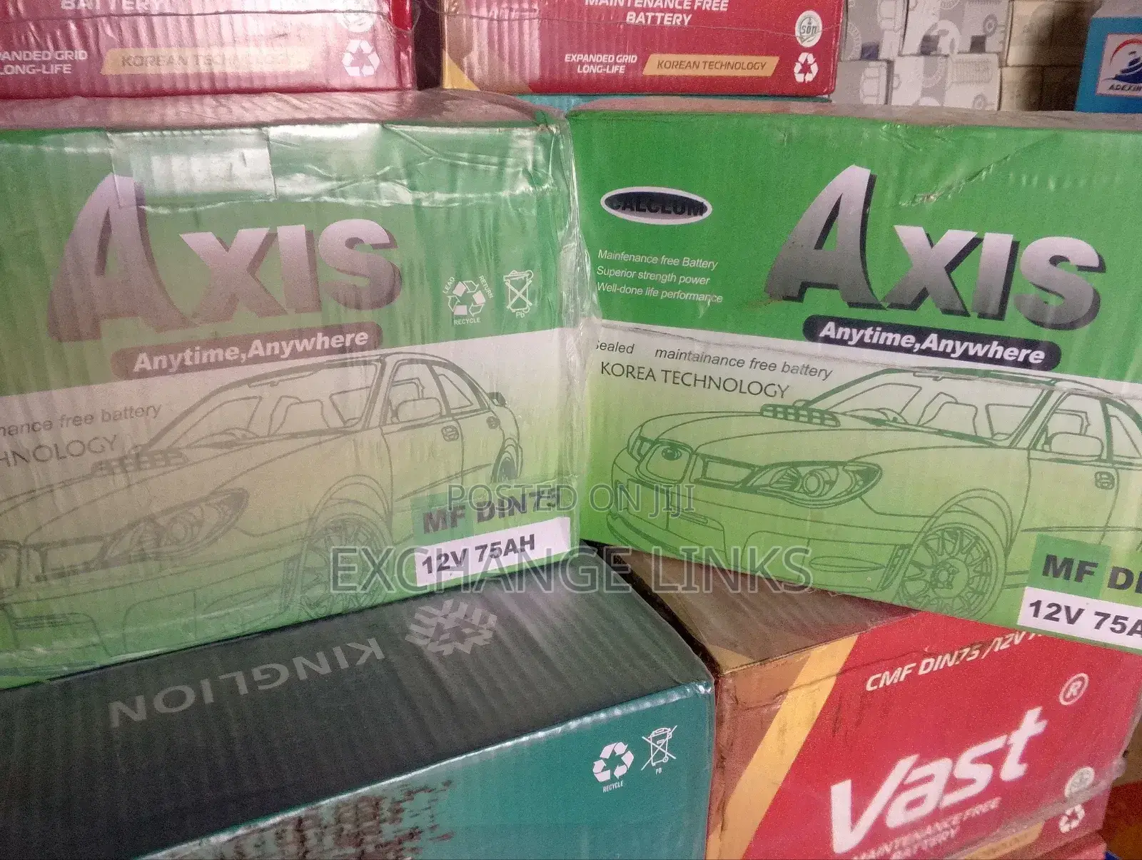 Y 100ah Korea Battery for Your Cars and Generator Set