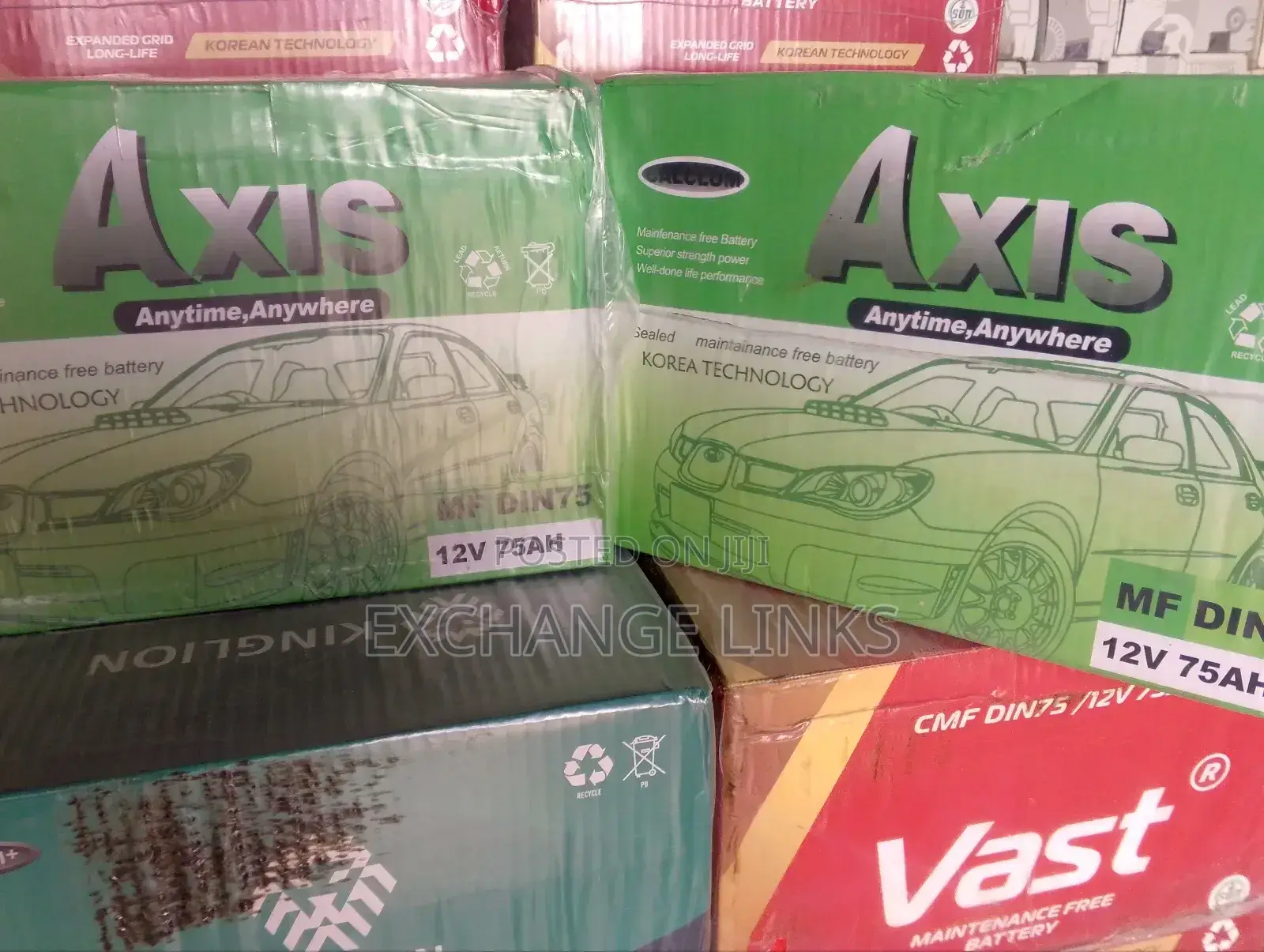 Y 100ah Korea Battery for Your Cars and Generator Set