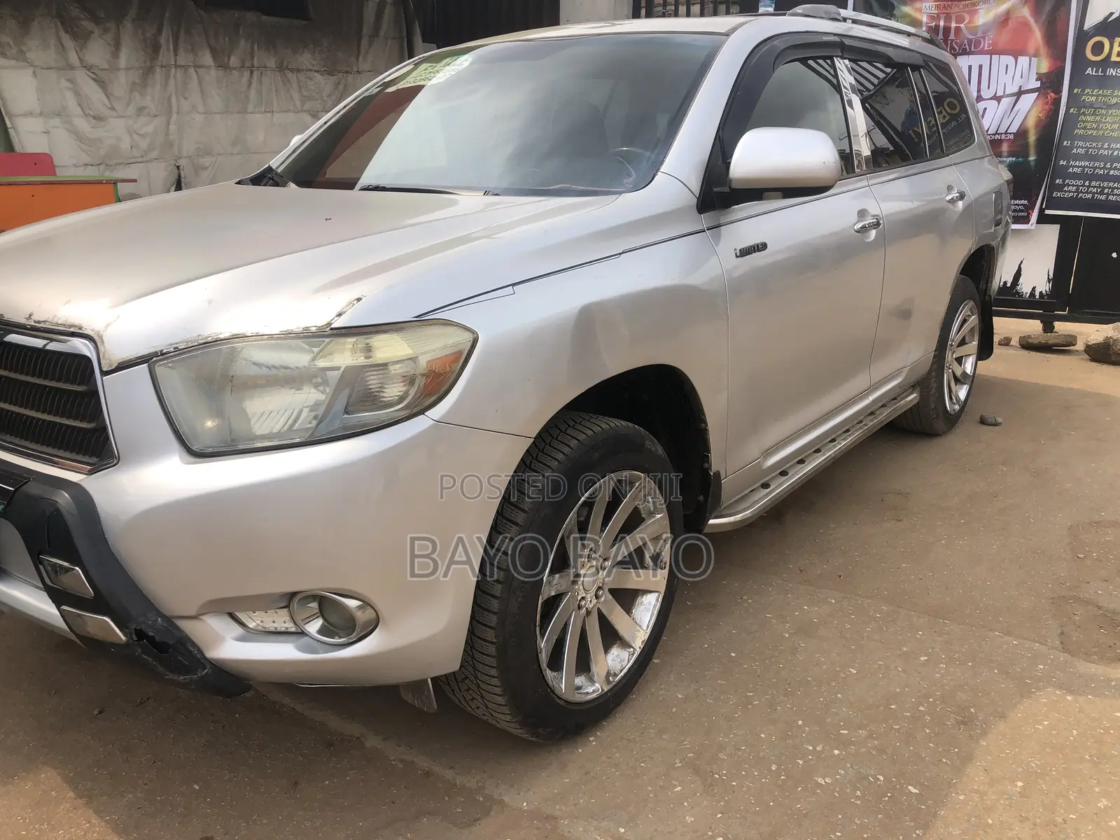 Toyota Highlander Hybrid Limited 2008 Silver