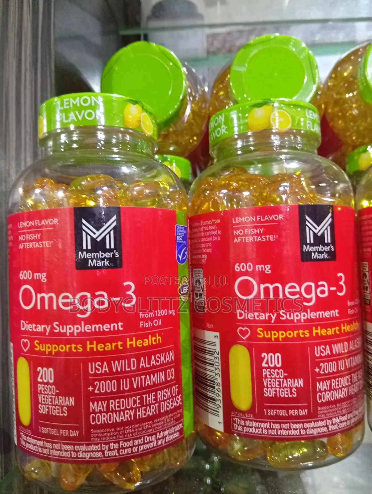 Member's Mark Omega-3 200 Pesco-Vegetarianlemon Flavour