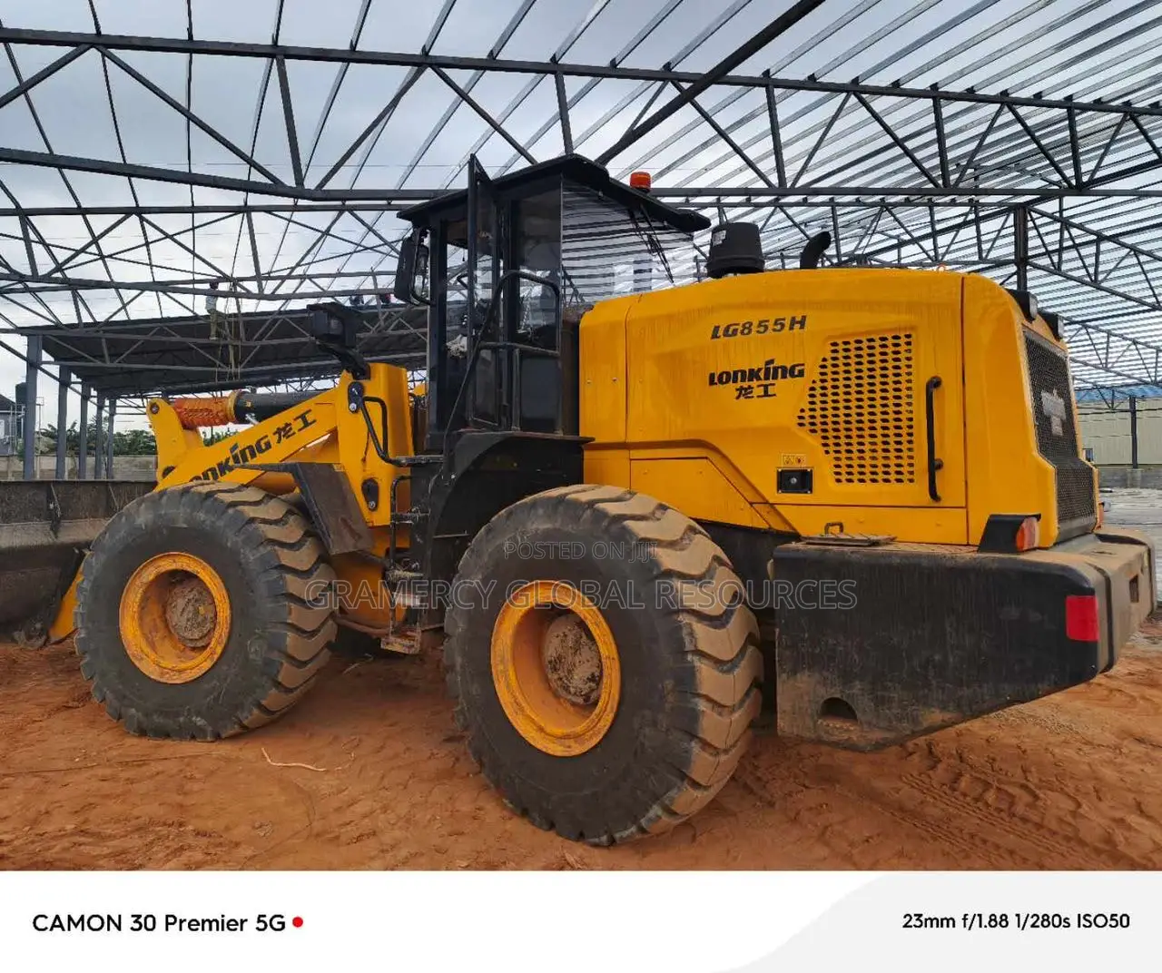 Slightly Used Brand New Lonking 5ton Payloader-200hrs Used