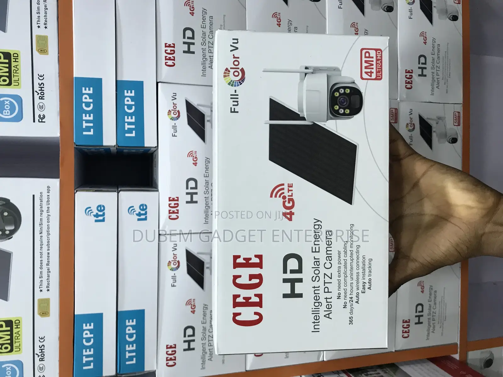 4g Solar PTZ Camera 4mp