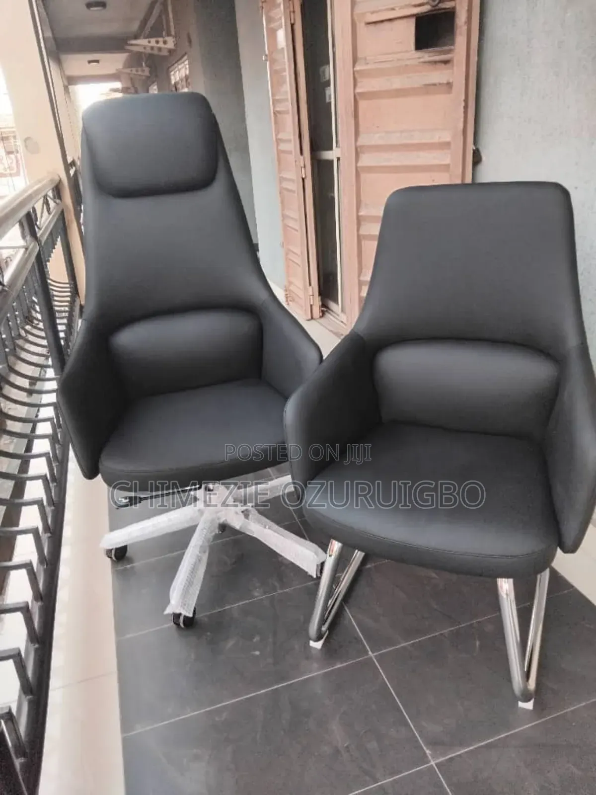 Cream Coloured Executive Swivel Chair