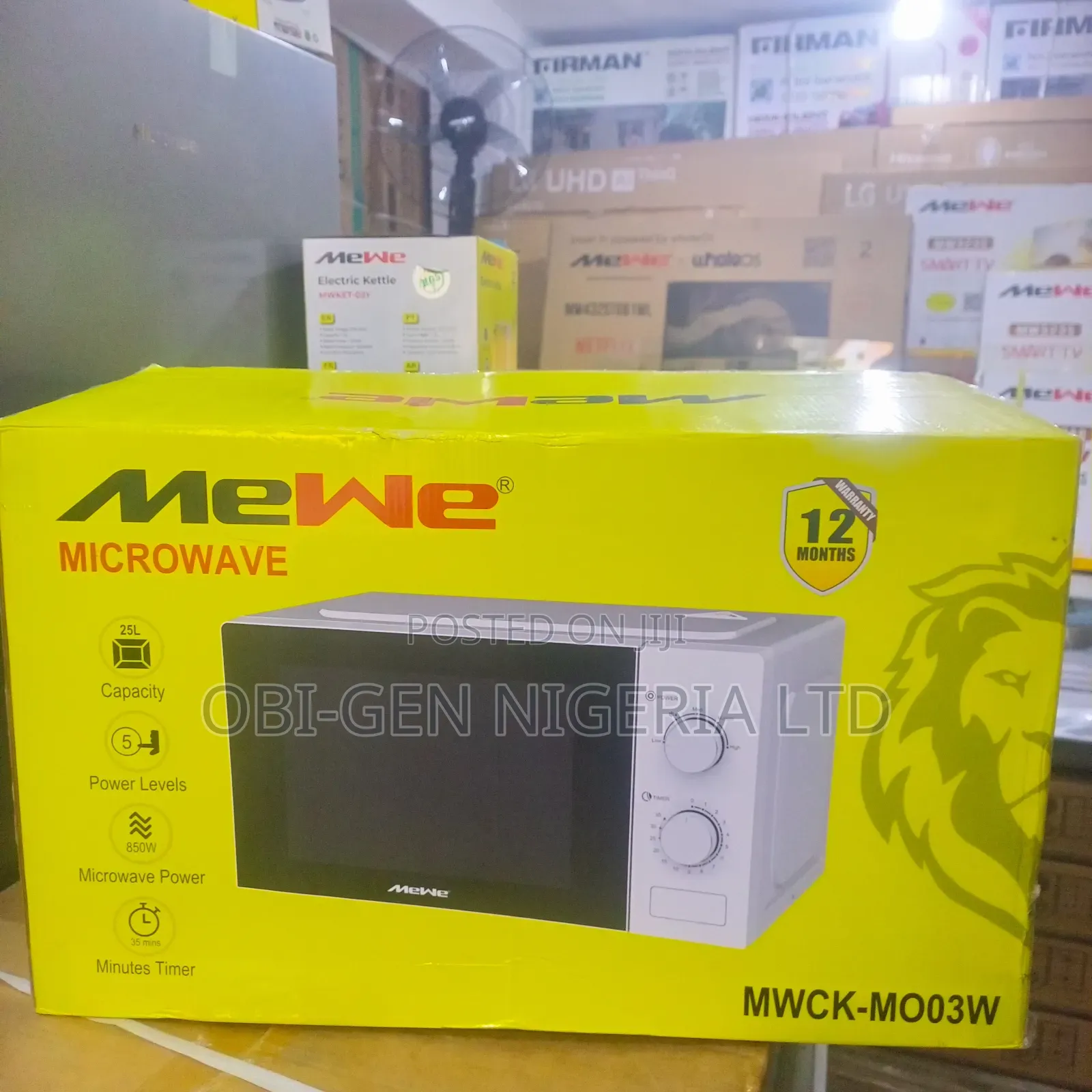 Mewe Mwck-m003w 25l Microwave Oven Set