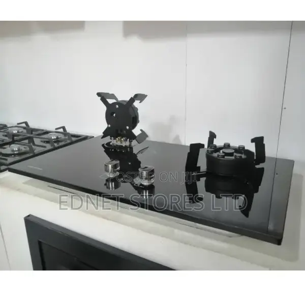 75cm X45cm Polystar 2 Burner 8mm Flip Up Built-in Cooket Top