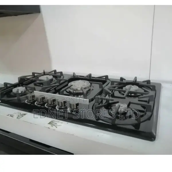 Polystar 88cm Galvanise Steel 5gas Burner Builtin Cooker Hob