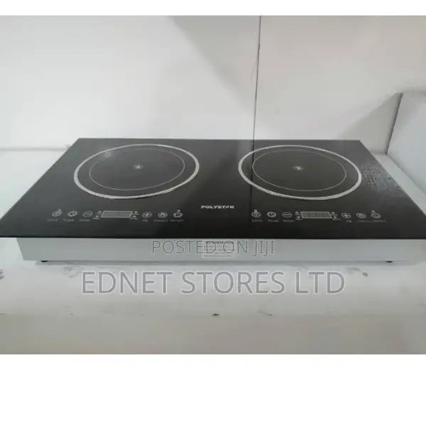 74cm X44cm Polystar 2 Burner Ceramic/Infra Red Cooker Top