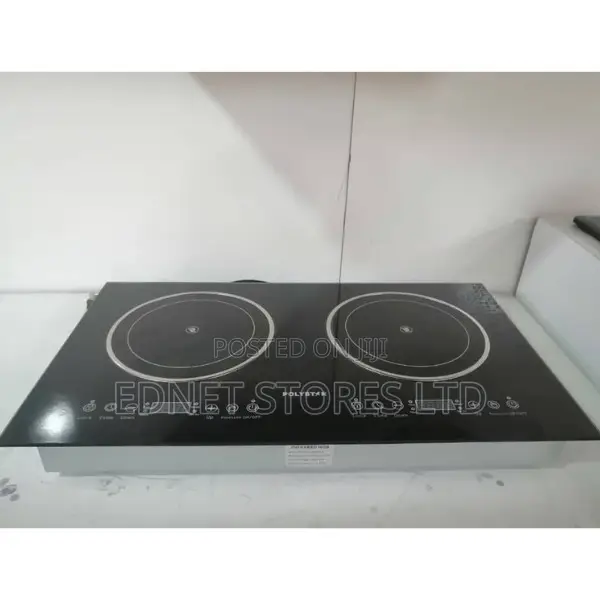 74cm X44cm Polystar 2 Burner Ceramic/Infra Red Cooker Top