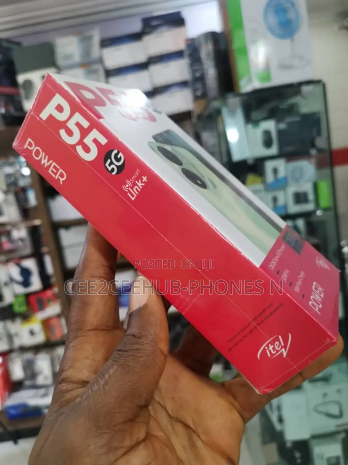 New Itel P55 5G 128 GB Black