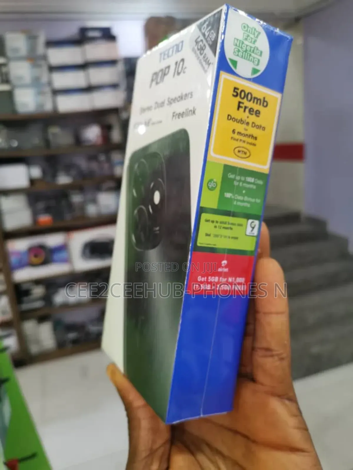 New Tecno Pop 10 64 GB Black