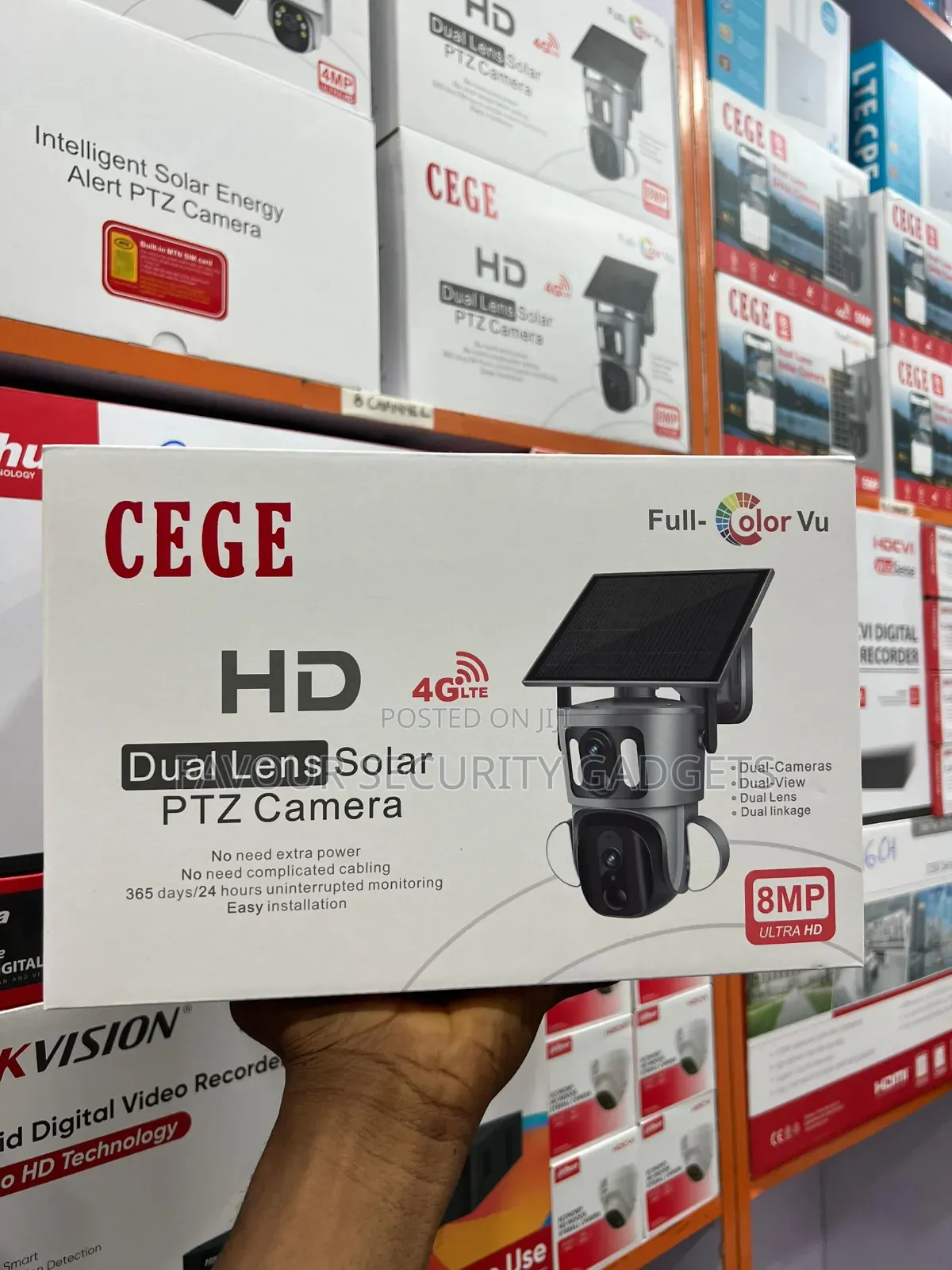 4g Solar PTZ Dual Lens Camera