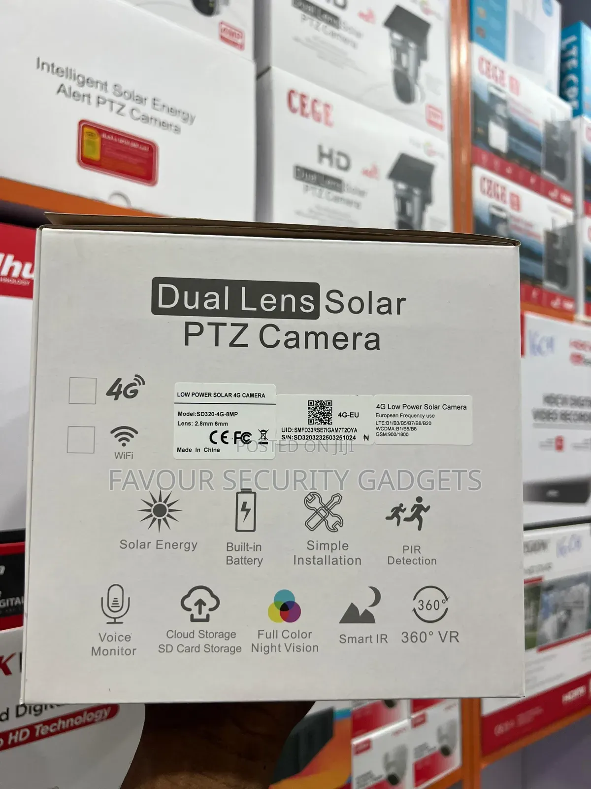 4g Solar PTZ Dual Lens Camera