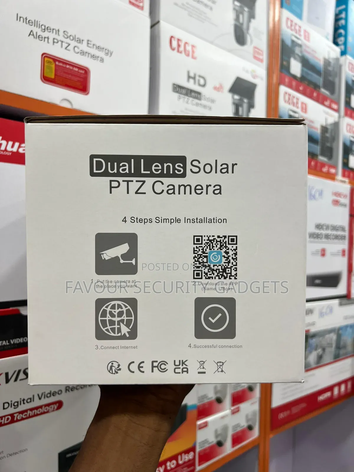 4g Solar PTZ Dual Lens Camera