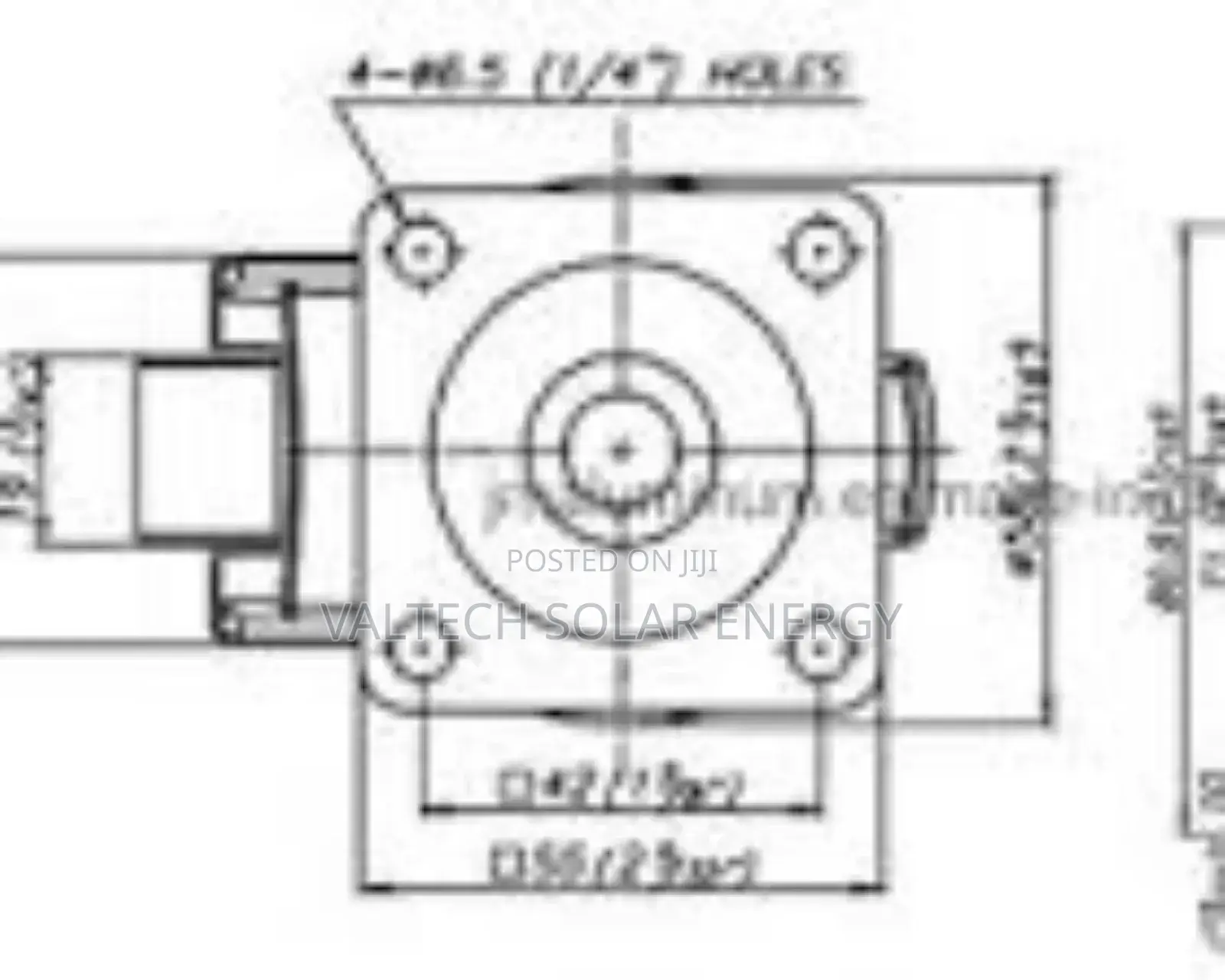 4pcs Gd-40f Heavy Duty Adjustable Industrial Roller Caster Wheels