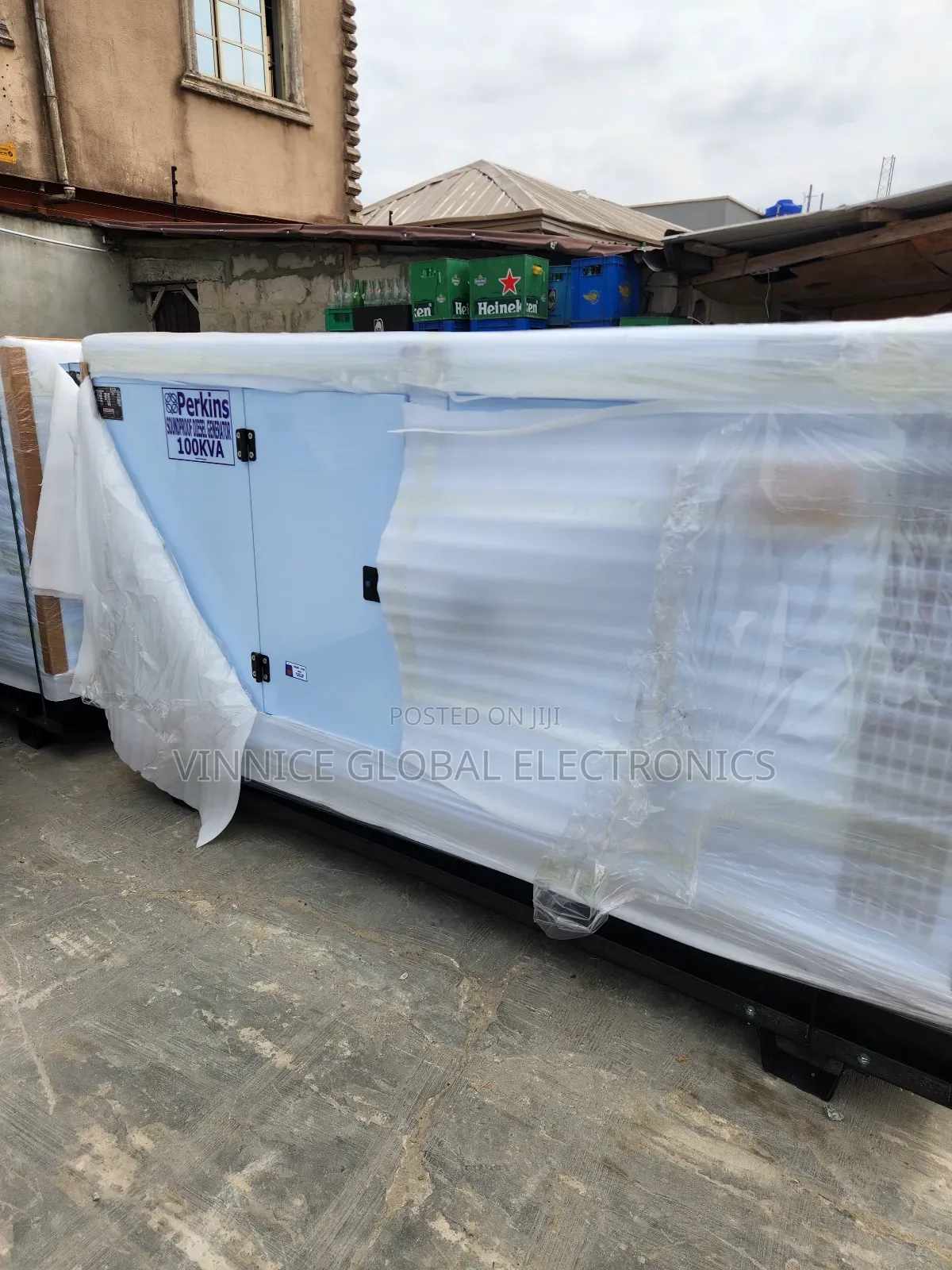 100kva Perkins Generator 100% Copper Coil Key Start