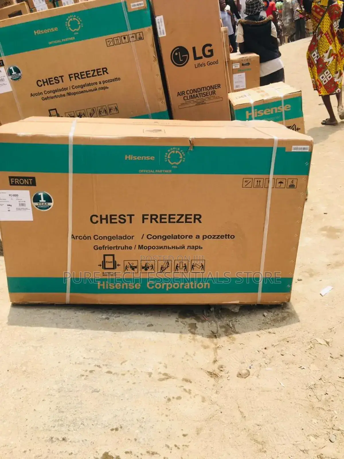 Original Hisense Big Chest Freezer 420liters 55dd