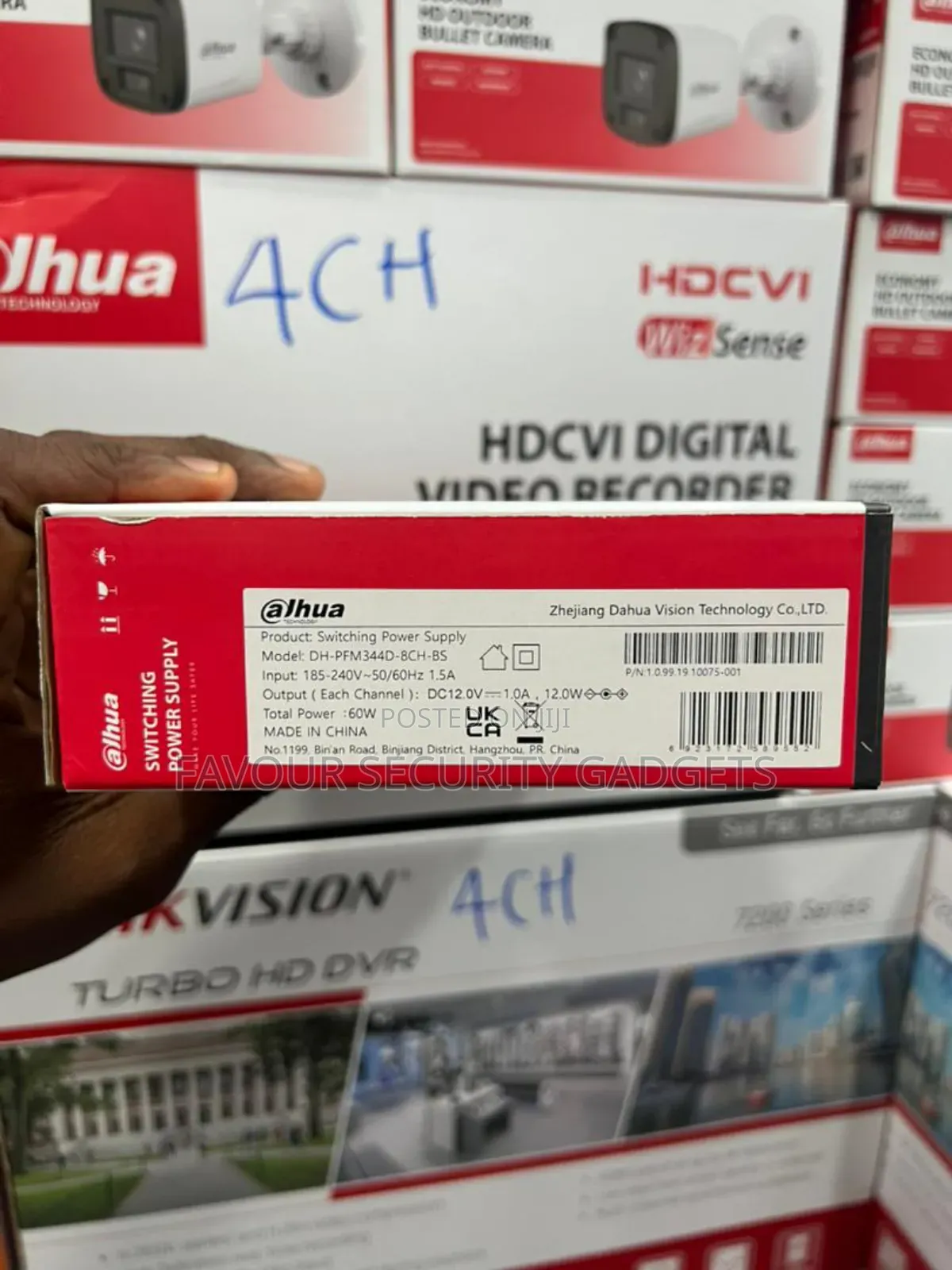 Dahua 8channel Power Supply Box