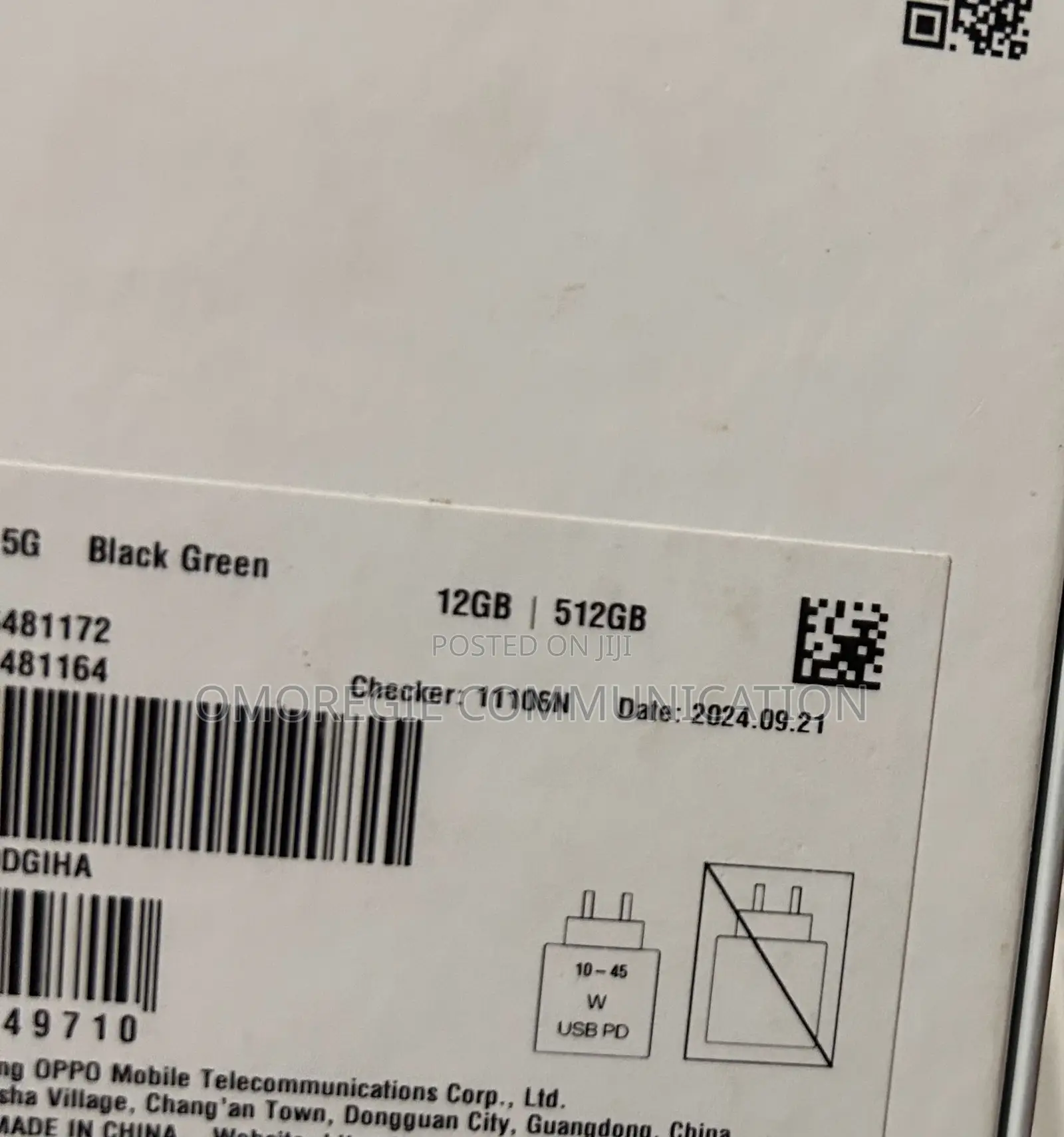 New Oppo Reno12 F 5G 512 GB Green