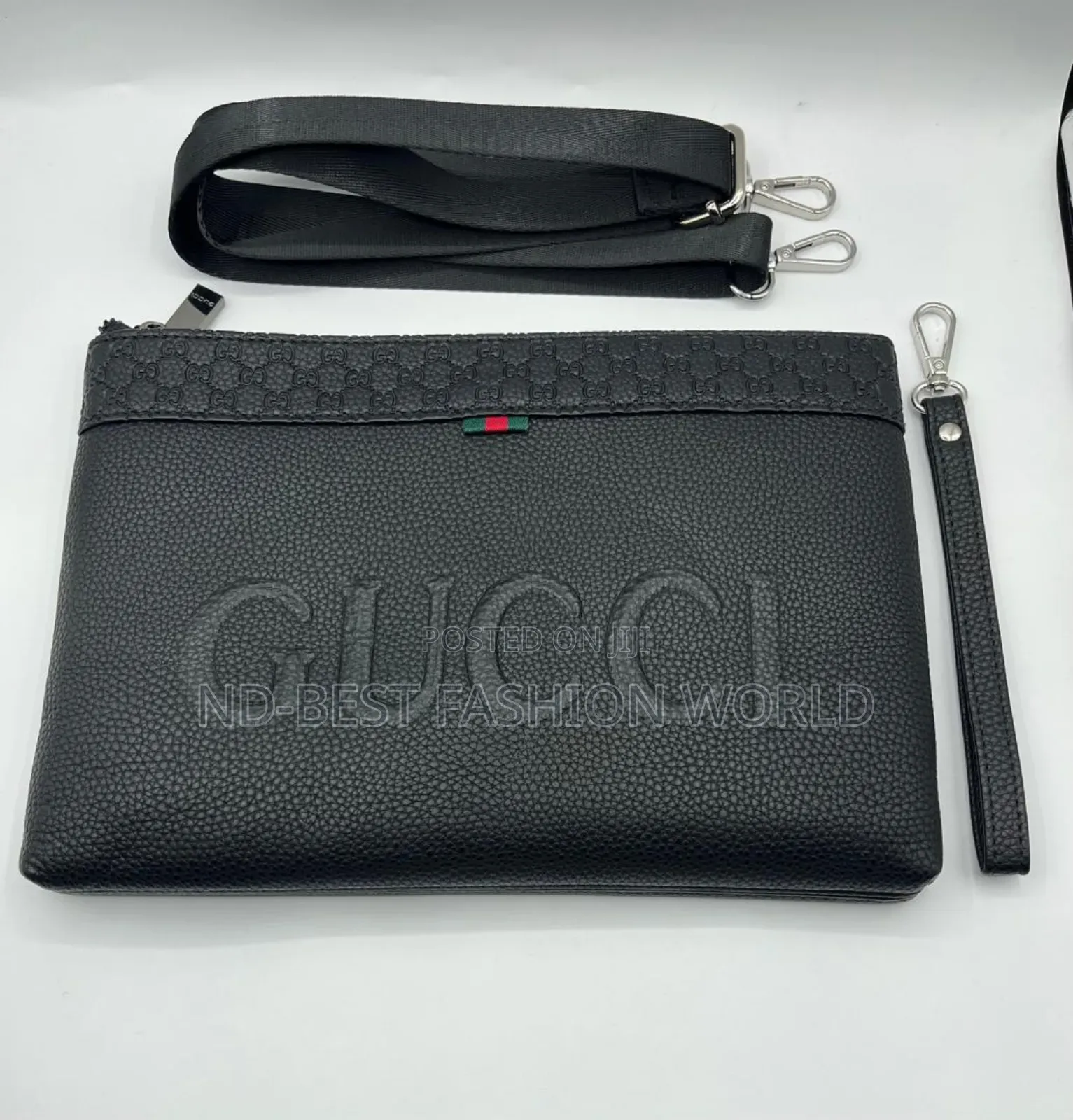 Black Gucci Leather Purse
