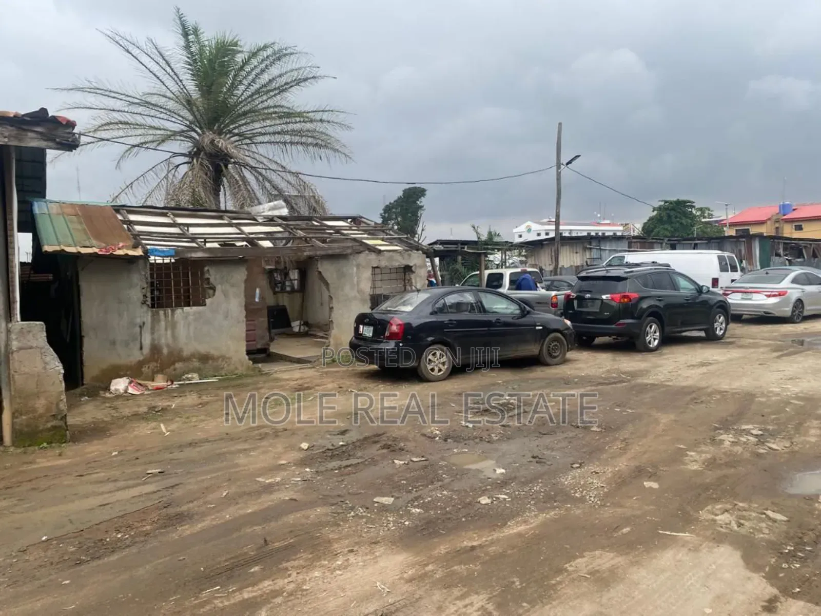 Hanlf Plot of Land Fenced Gated With Development