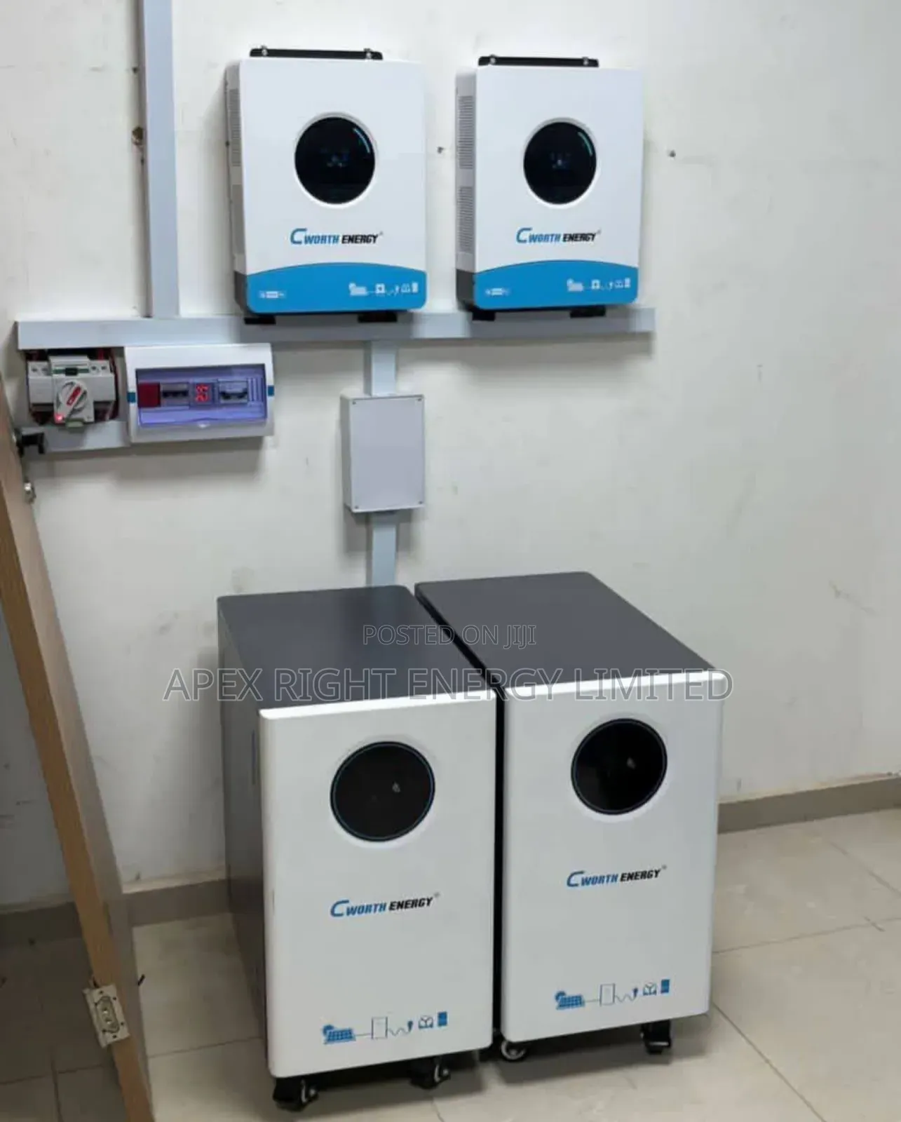 24kva Cworth Hybrid Setup+30kwh Lithium+24pcs-650w Panel