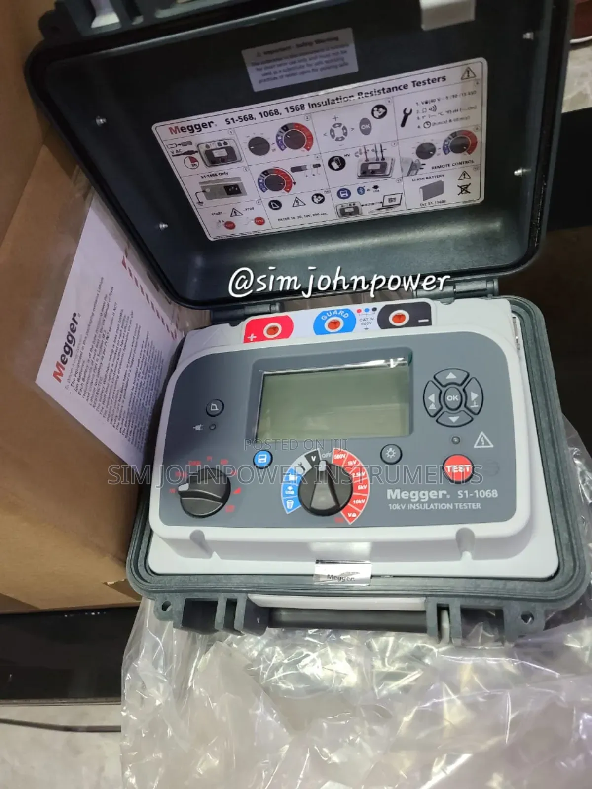Megger 10kv Insulation Resistance Tester