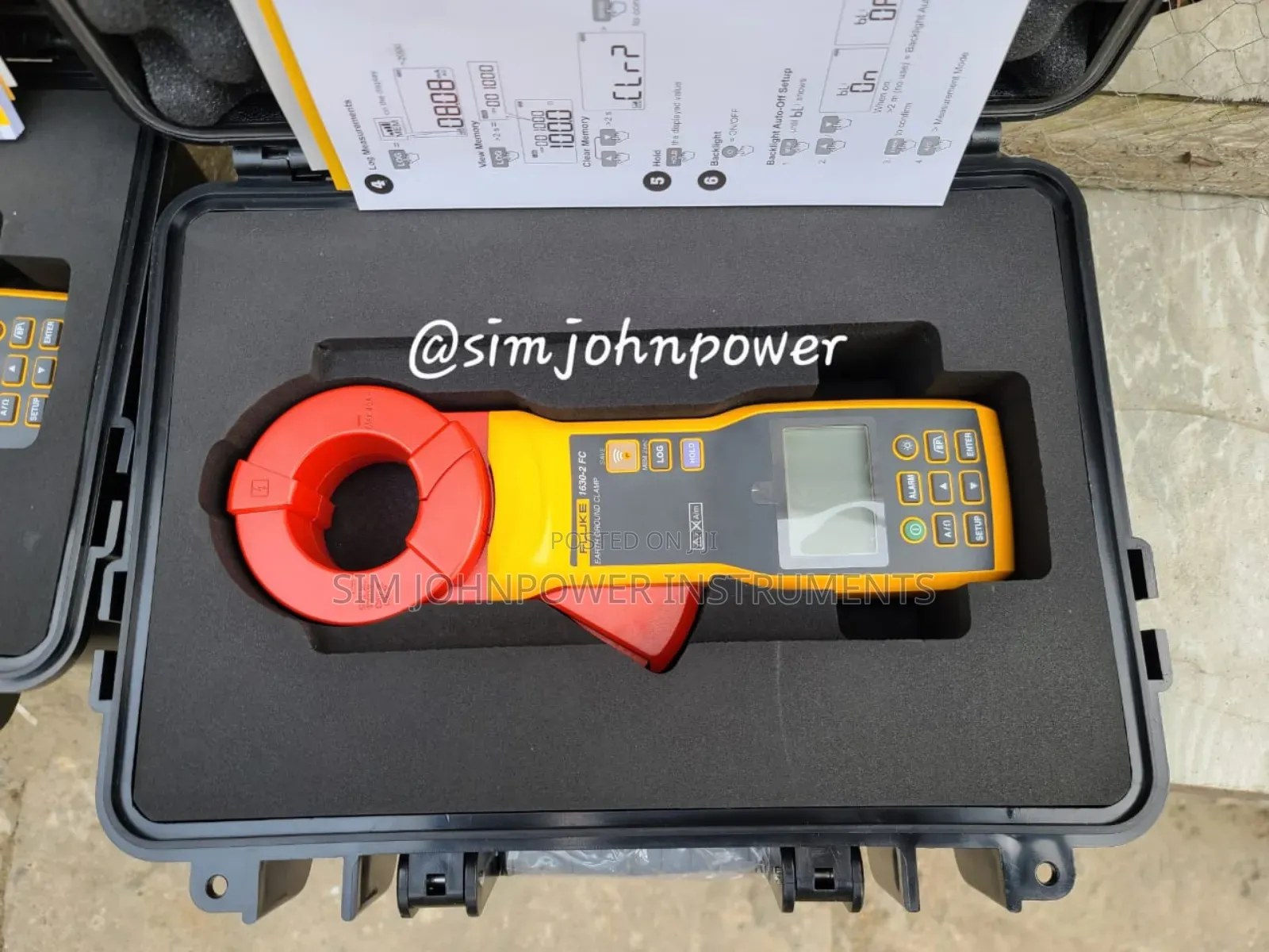 Fluke 1630-2fc Clamp Earth Tester