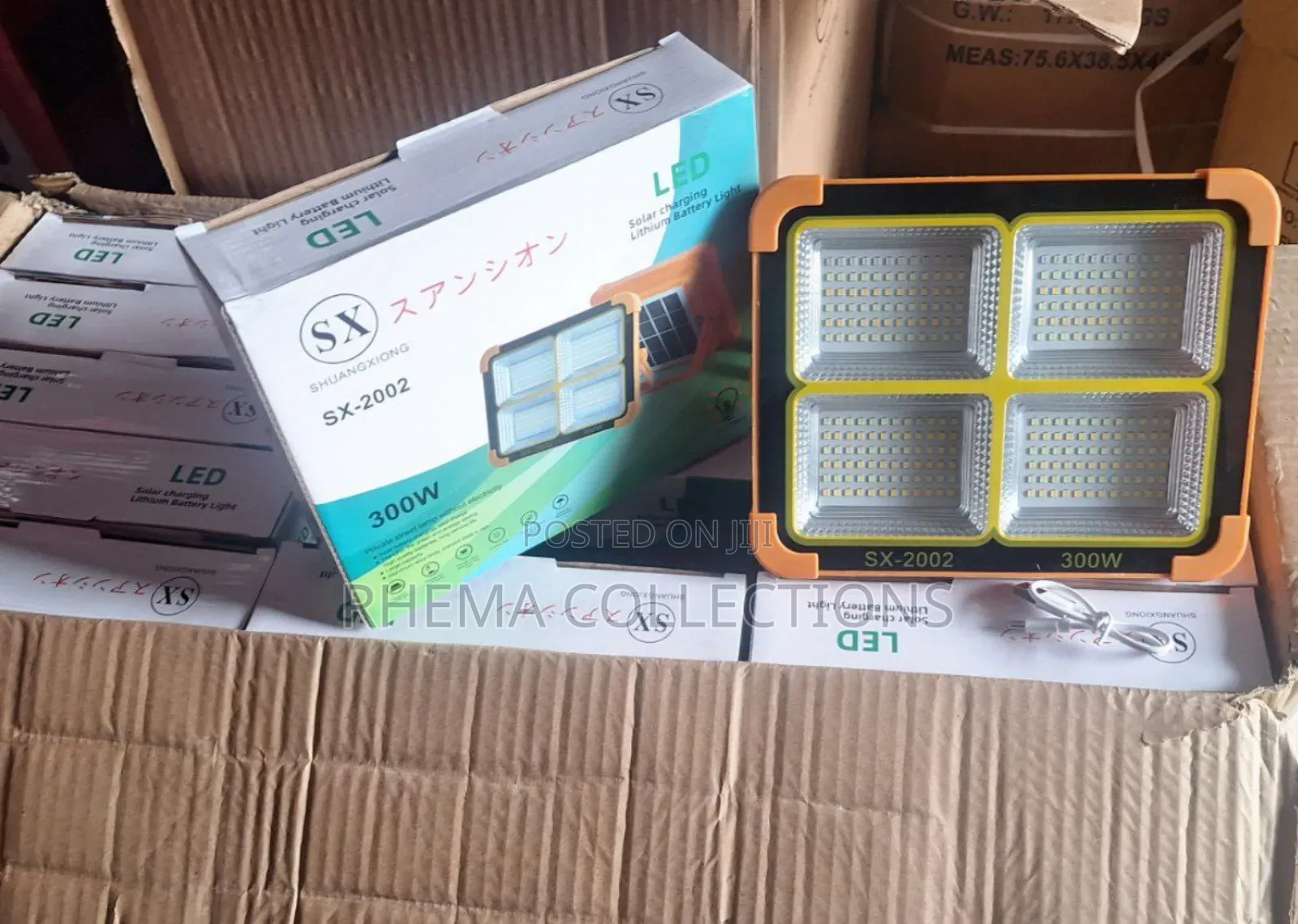 Sx 300watt Led Light With Solar Panel