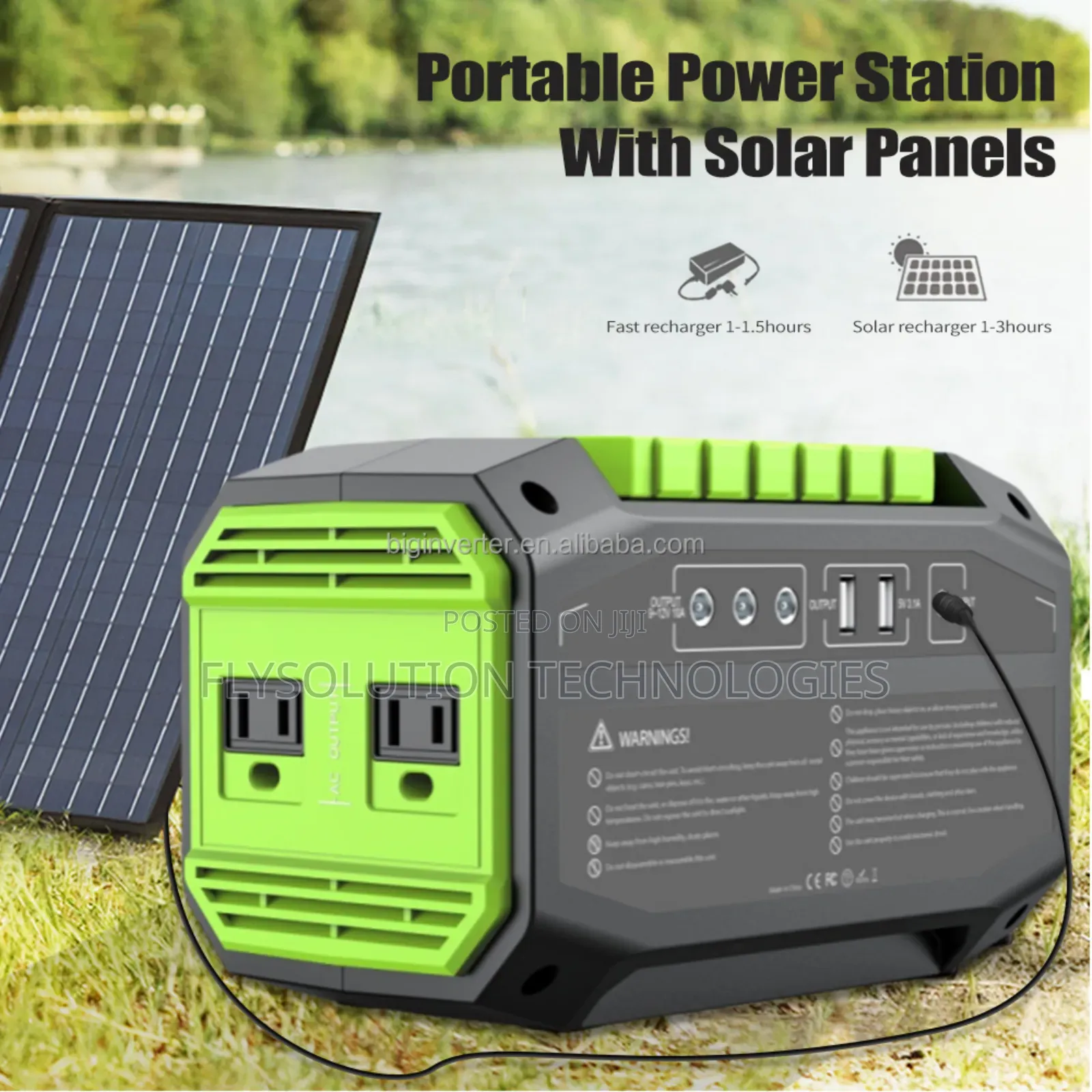 200w Portable Power Station 54600mah Solar Generator