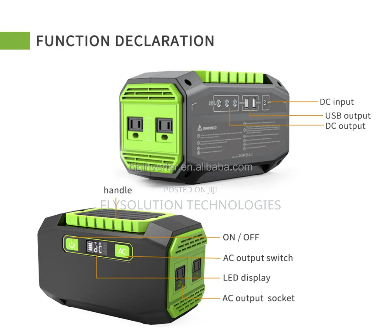 200w Portable Power Station 54600mah Solar Generator