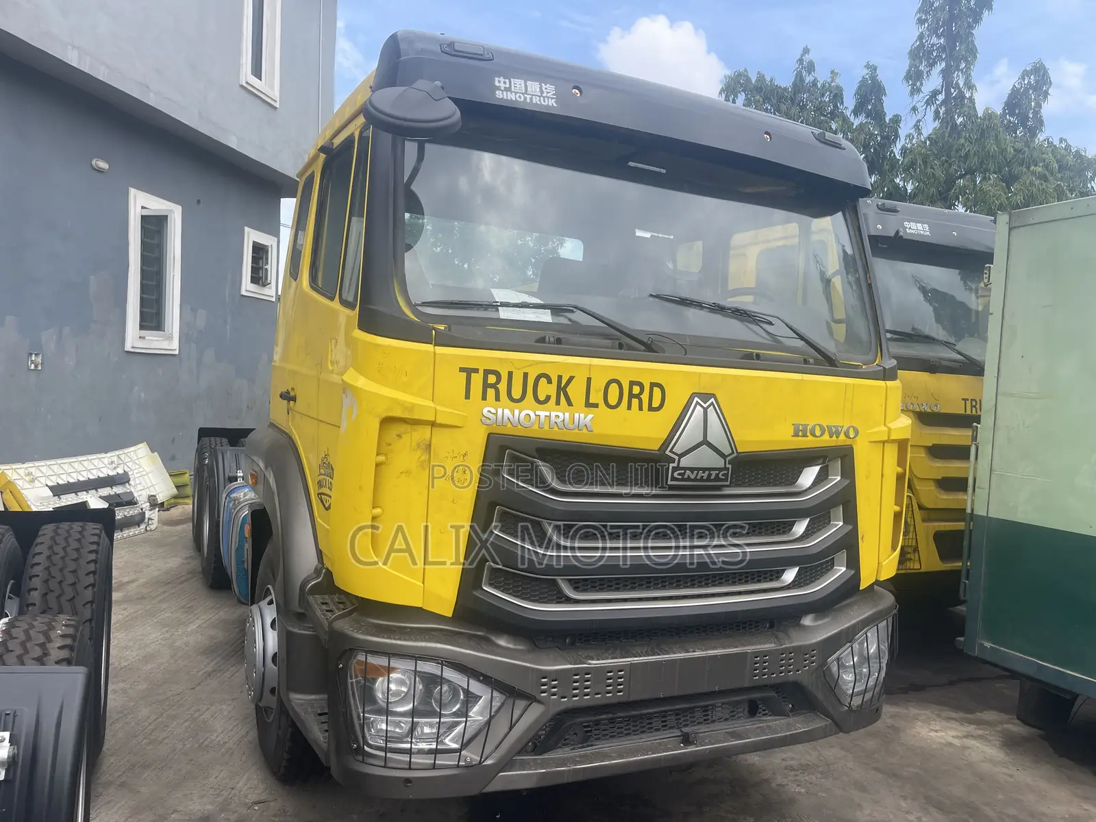 Foreign Used Howo Truck Head 2022 Yellow