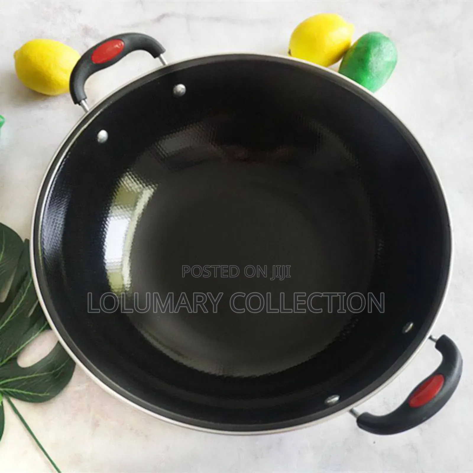 40cm Amphora Enamel Frying Pan With Double Handle
