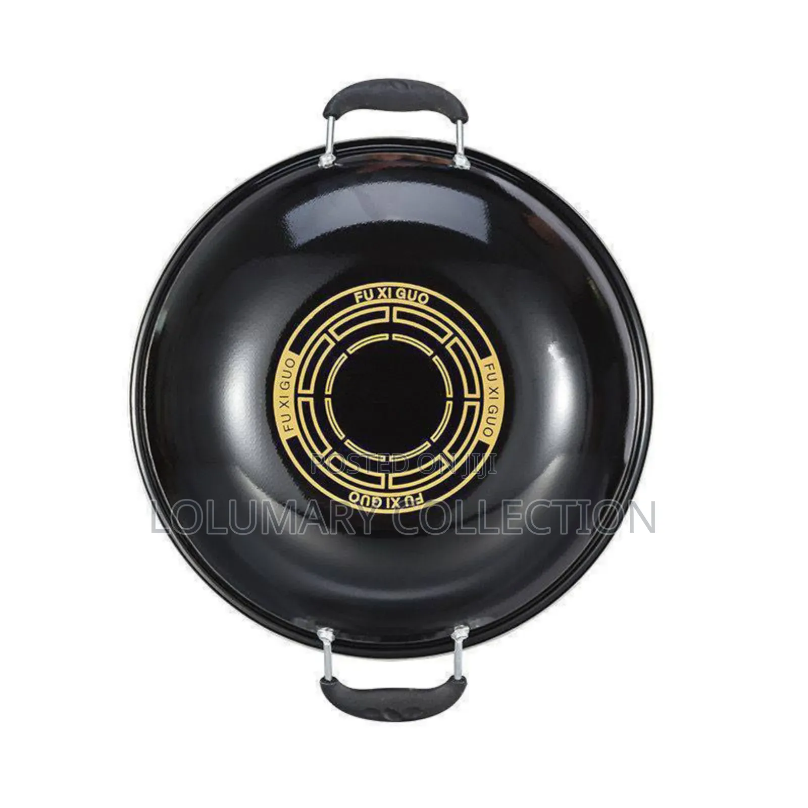 40cm Amphora Enamel Frying Pan With Double Handle