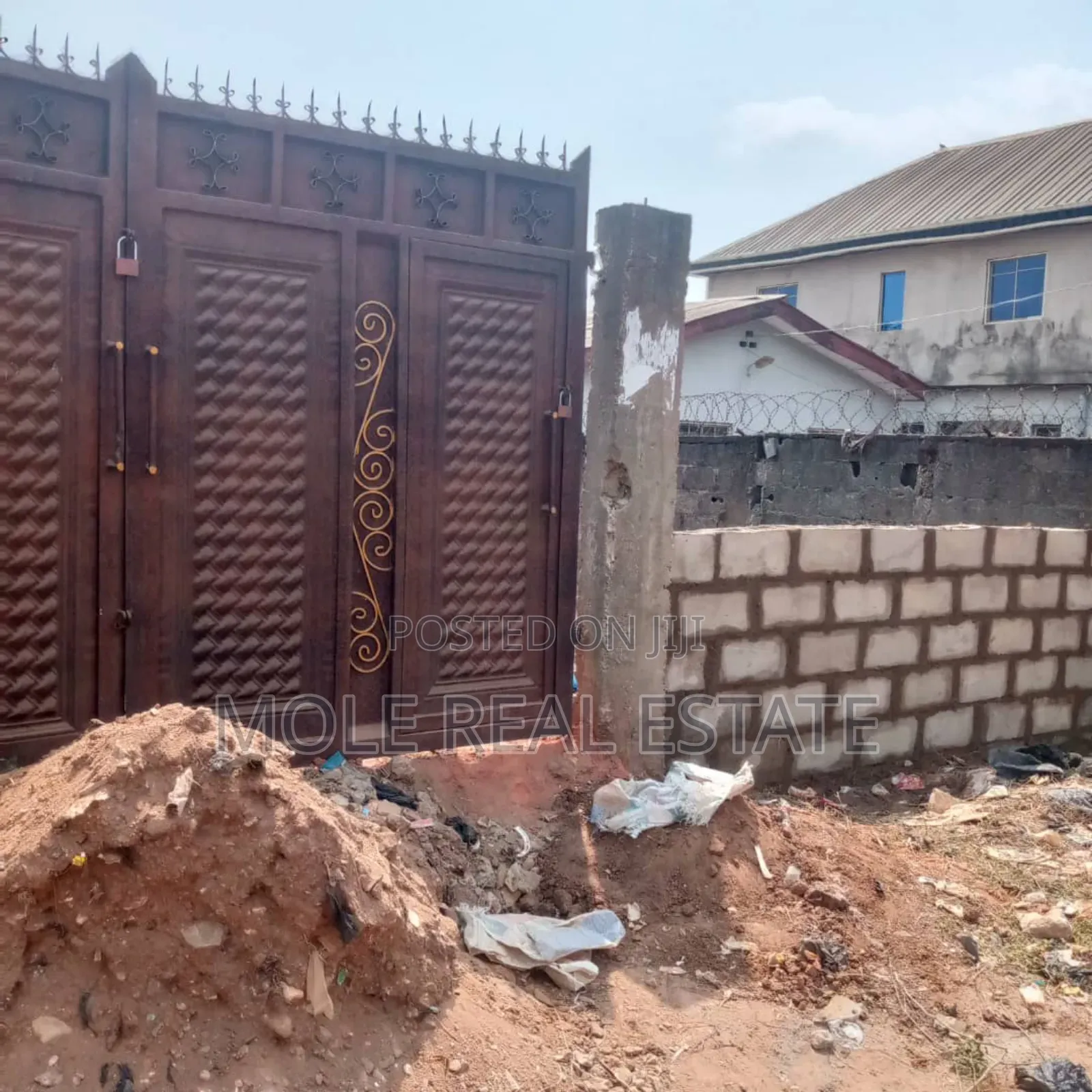 Half Plot Fenced Off Moshalashi Rd Egan Igando