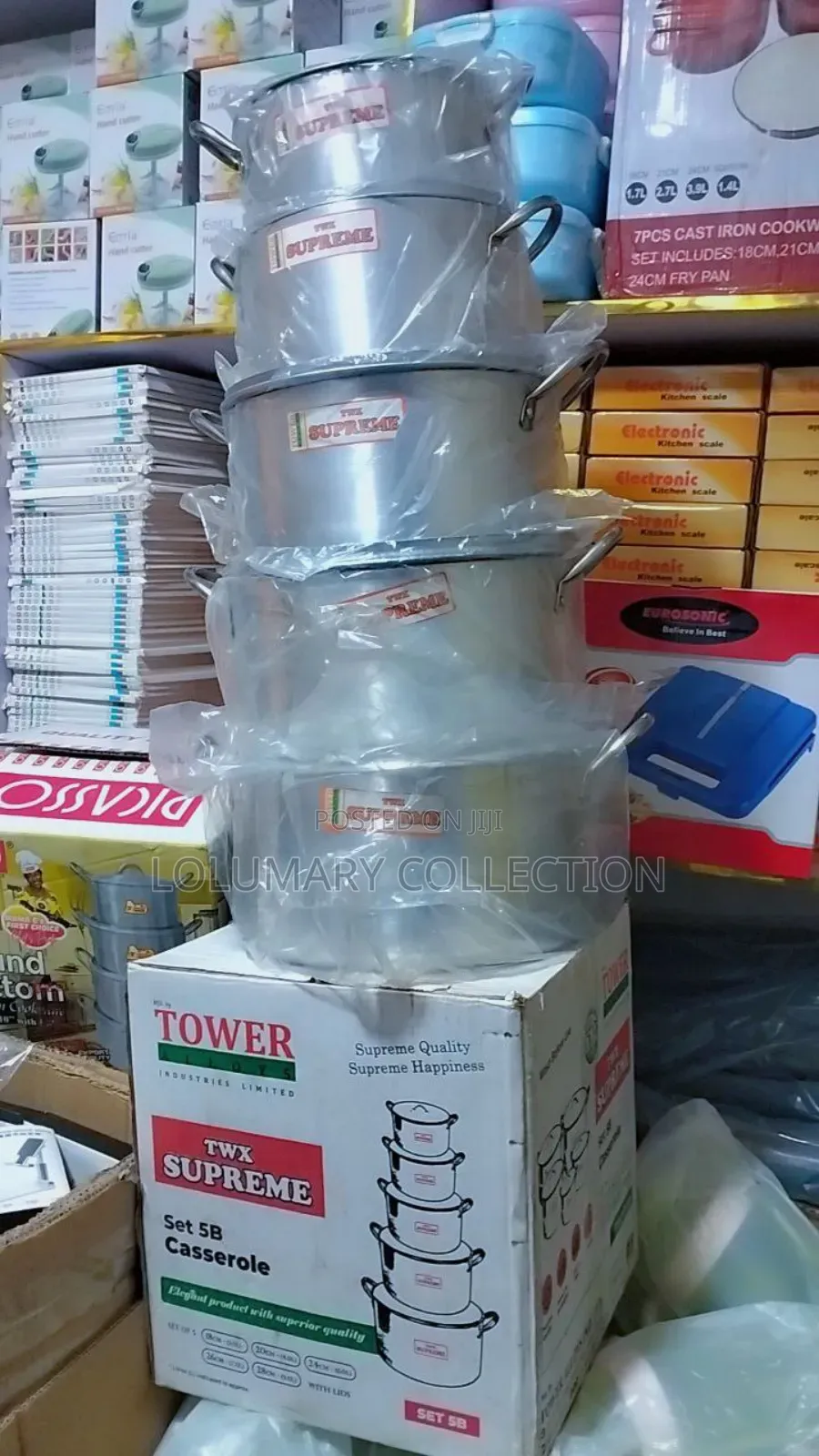 Tower Supreme Aluminium Pot Set