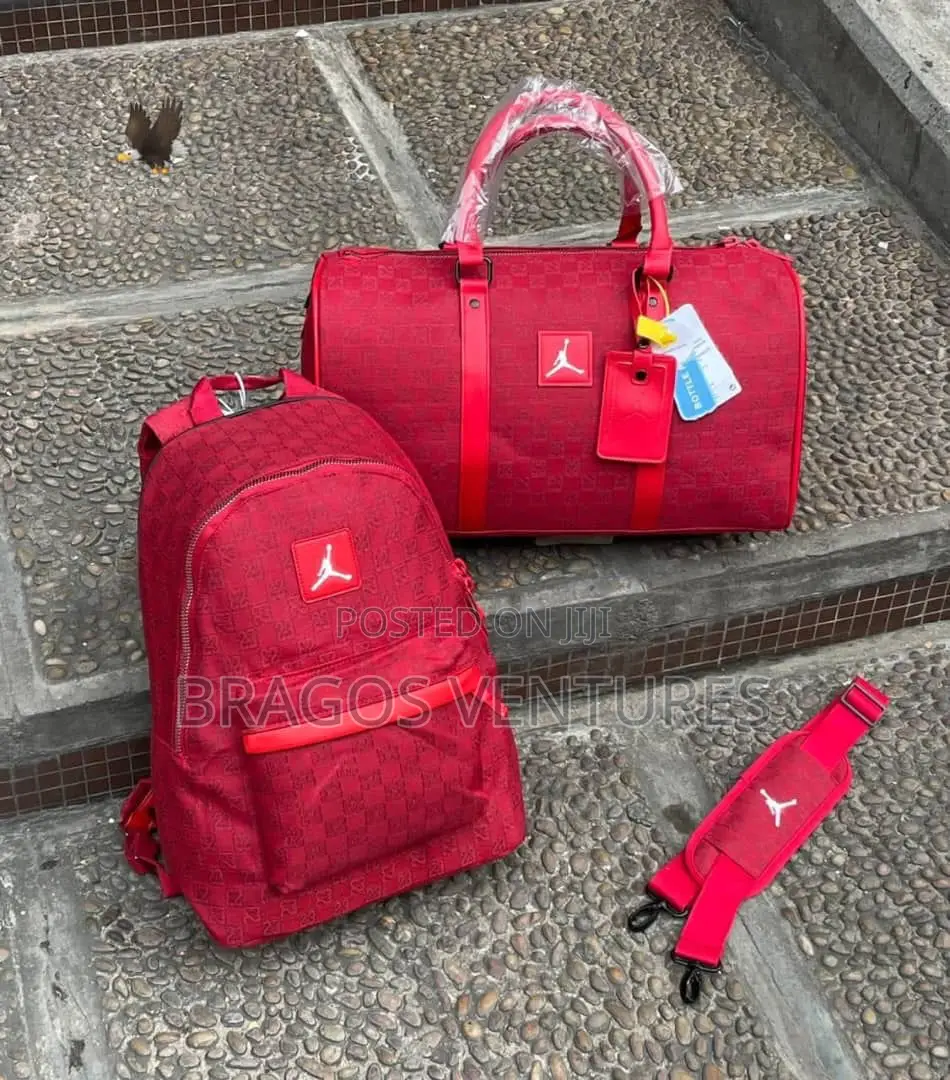 Jordan Duffle Bag and Backpack