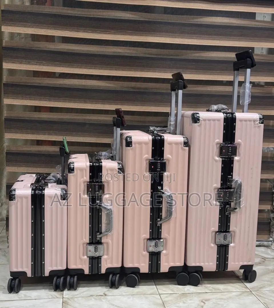 Set of 4 Aluminum Luxury Luggage Box