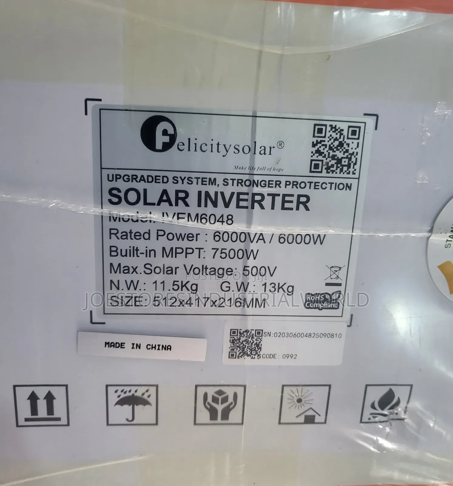 Felicity 6kva Ivem Non Transformer Inverter 48v