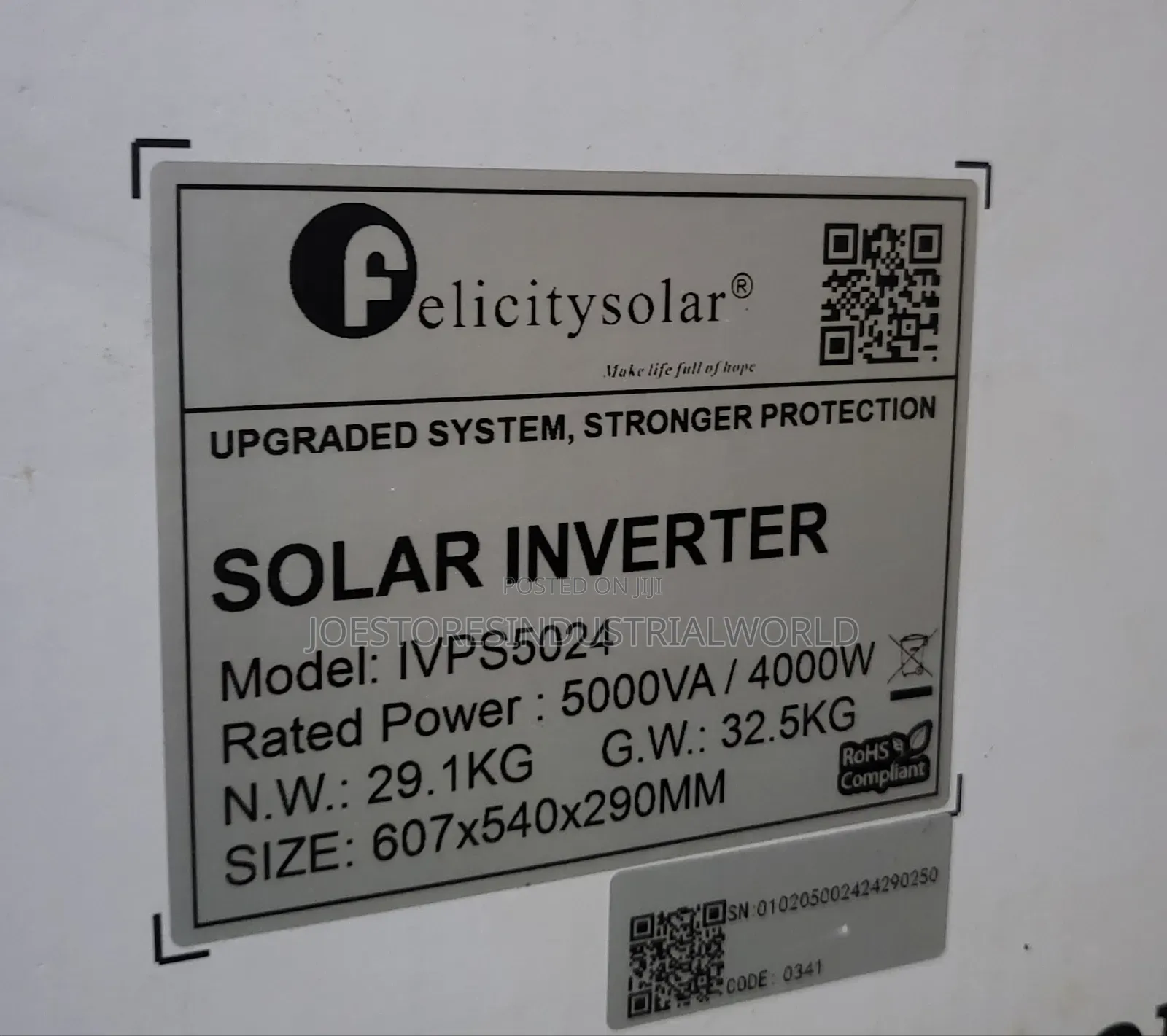 Felicity Solar 5kva 24v 4000w Ivps