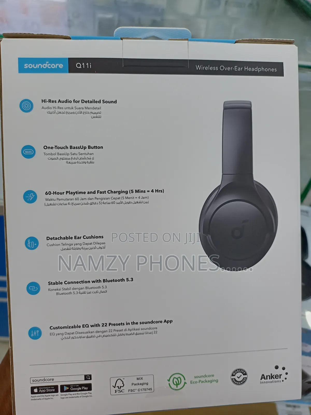 Soundcore Q11i Wireless Over-Ear Headphone